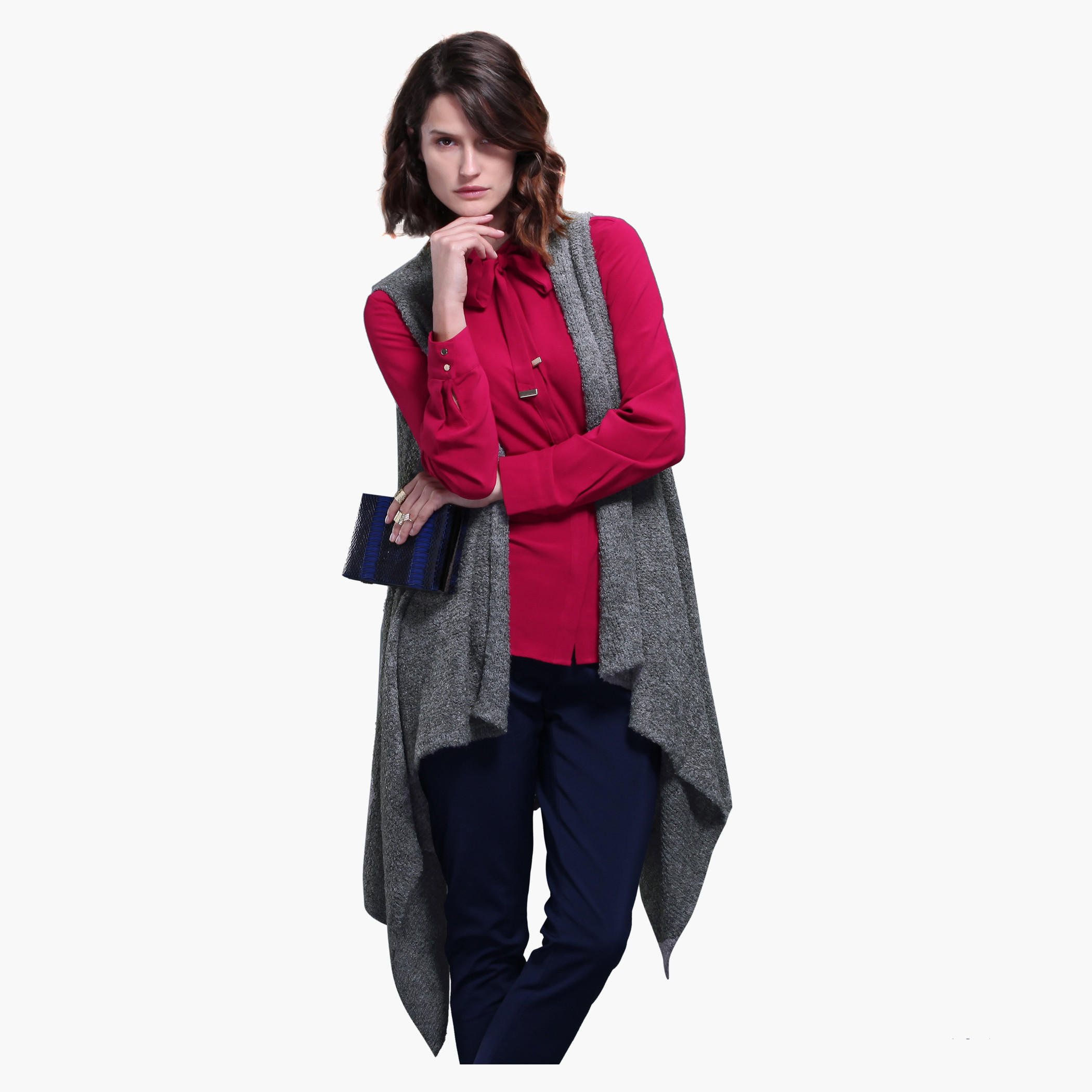 Sleeveless Asymmetric Shrug with Open Front-women-winterwear-cardigansandjumpers-cardigans-image-5
