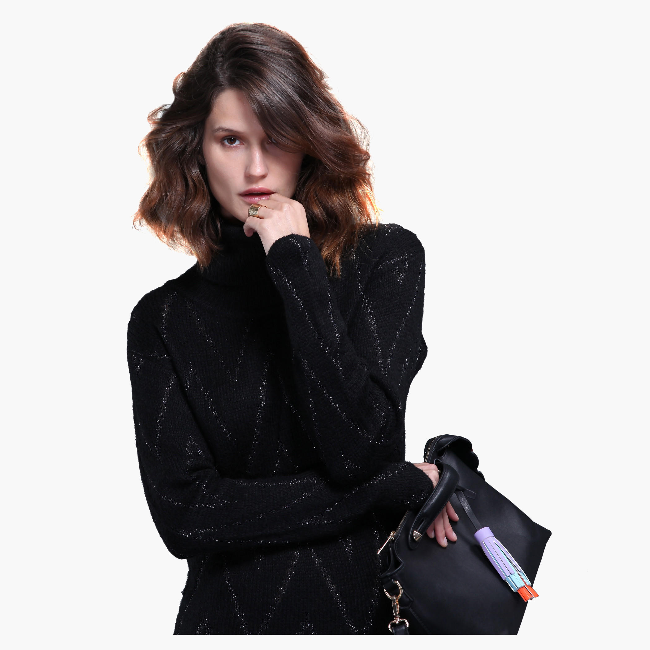 Long Sleeves High Neck Sweater Dress-women-clothing-dresses-image-4