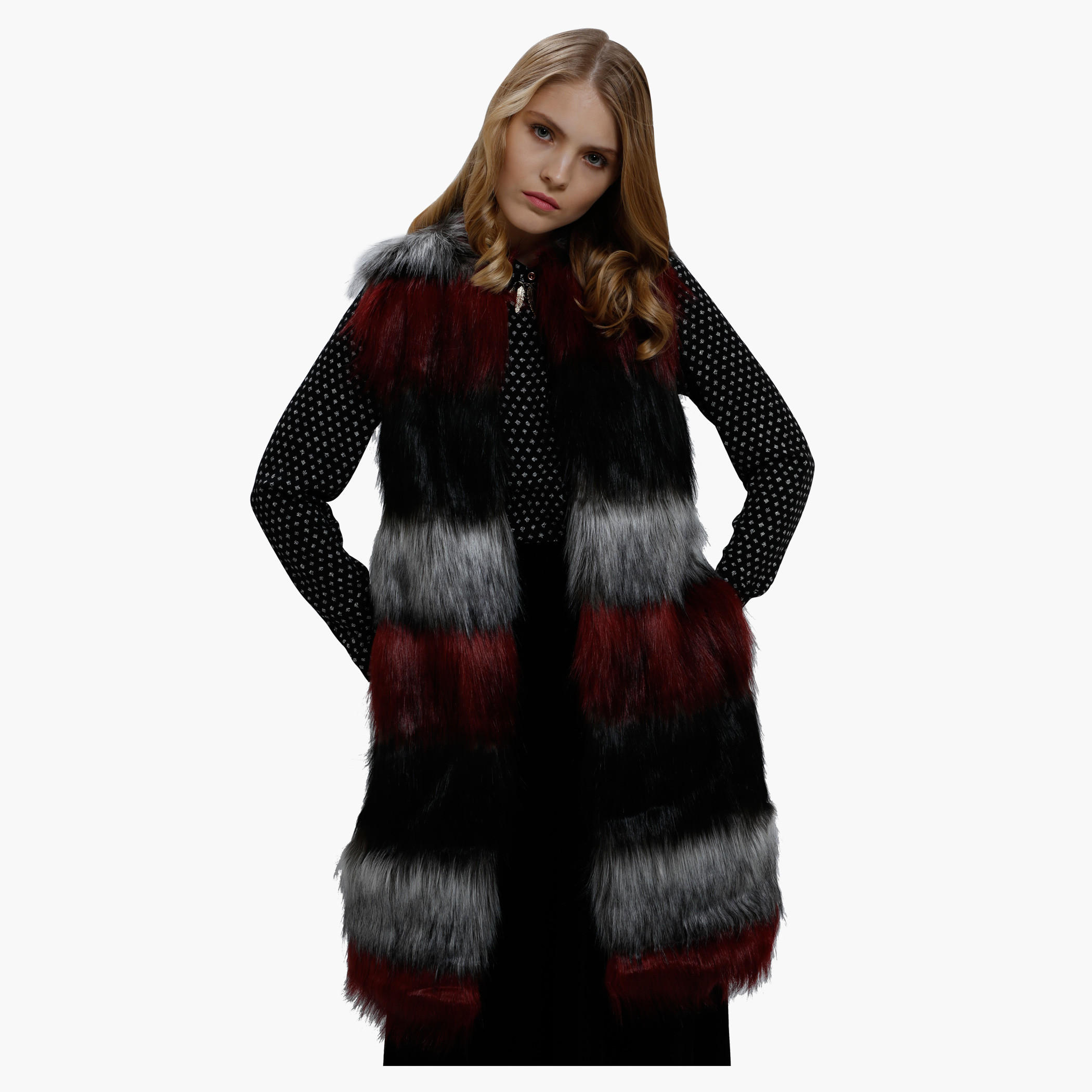 Sleeveless Gilet with Open Front-women-winterwear-coatsandjackets-jackets-image-1