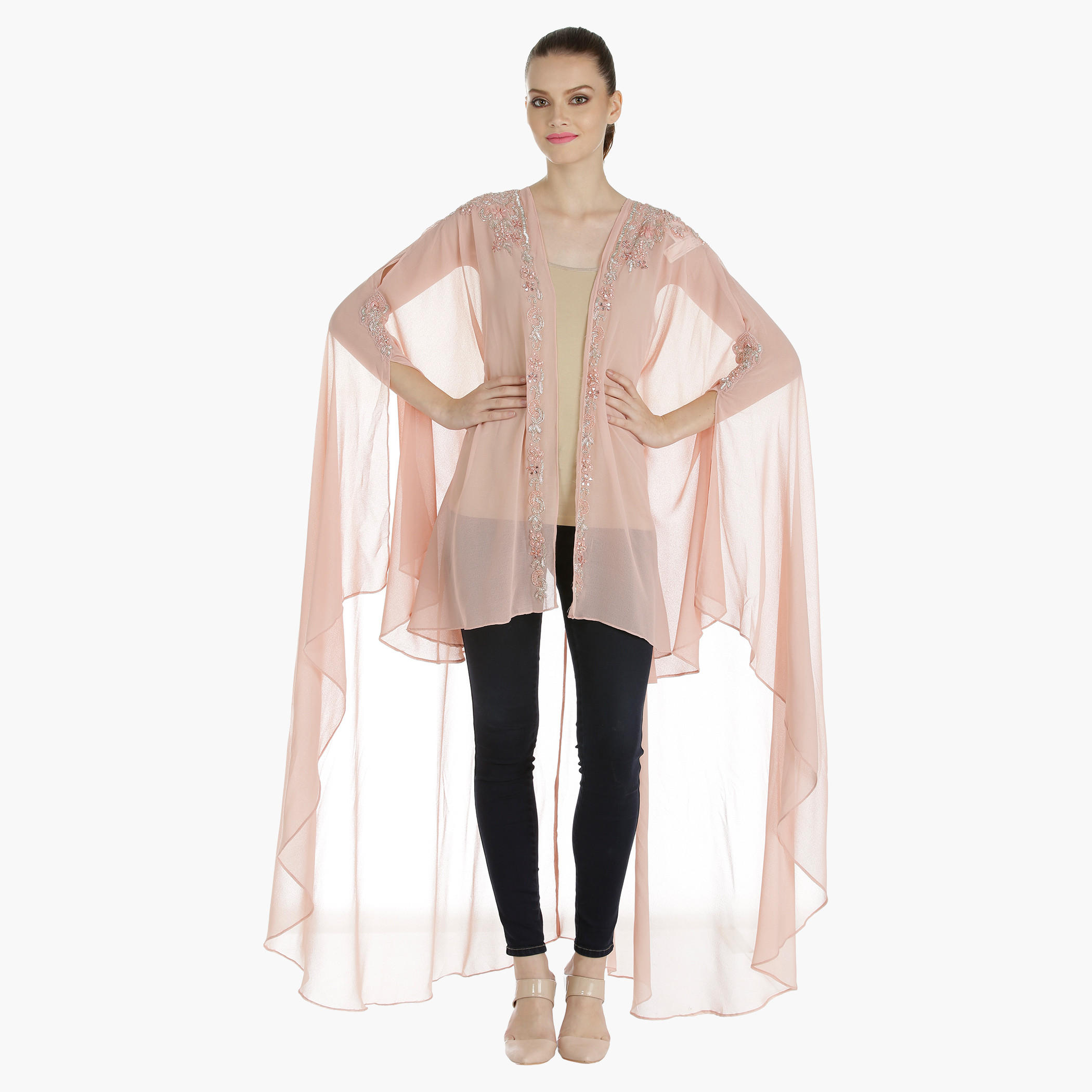 Longline Embroidered Shrug-women-clothing-shirtsandblouses-blouses-image-1