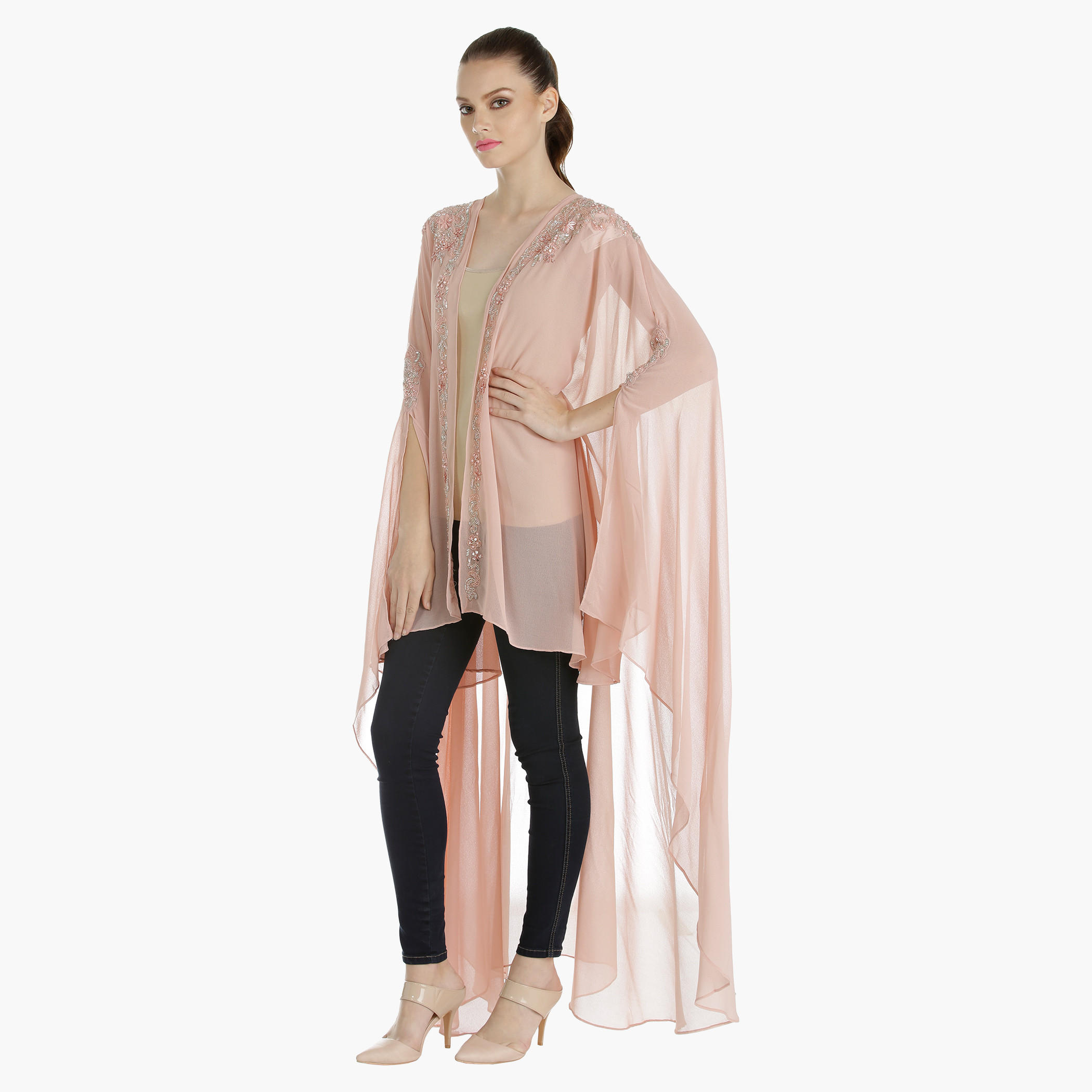 Longline Embroidered Shrug-women-clothing-shirtsandblouses-blouses-image-2