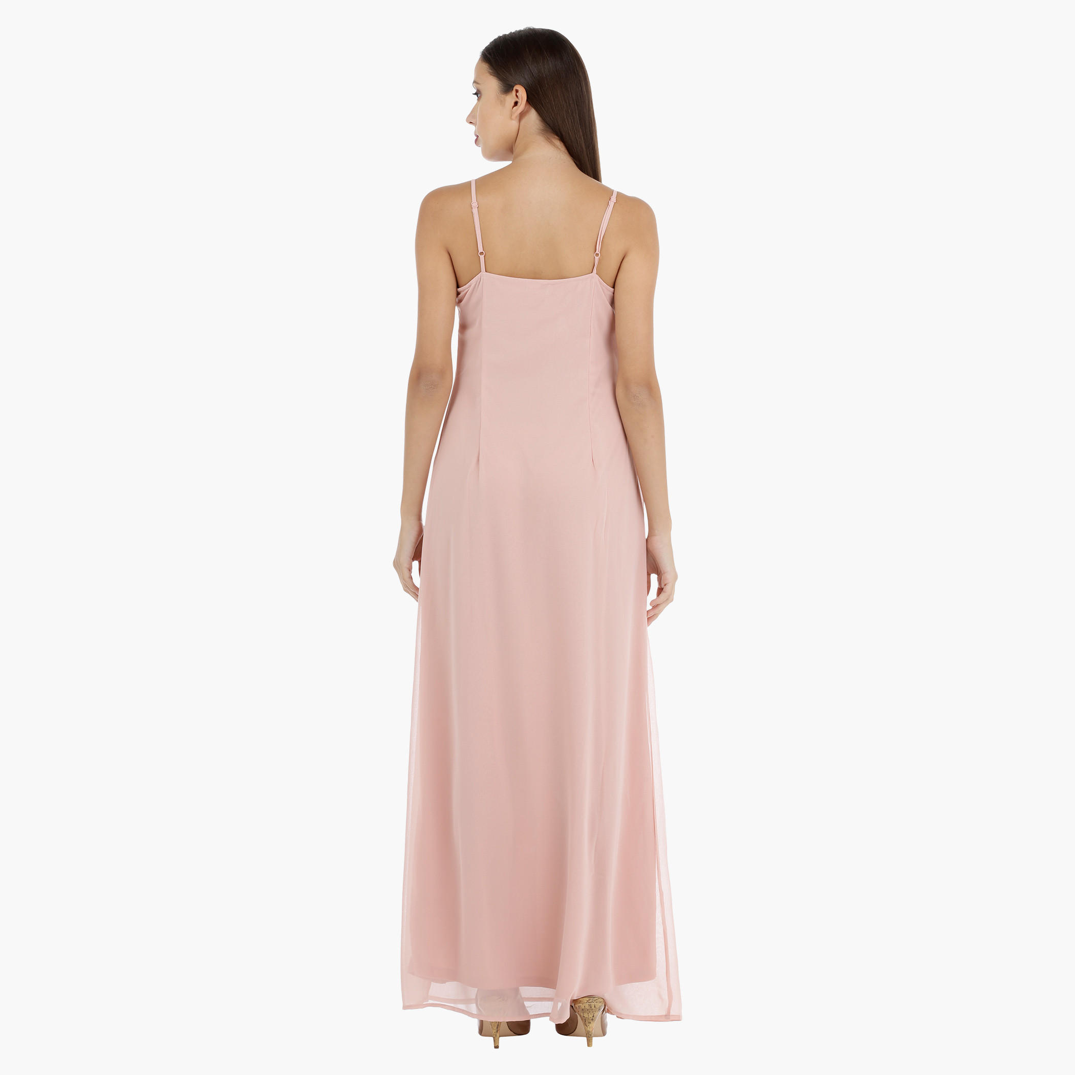 Sleeveless Maxi Dress with Bead Detailing-women-clothing-dresses-image-2