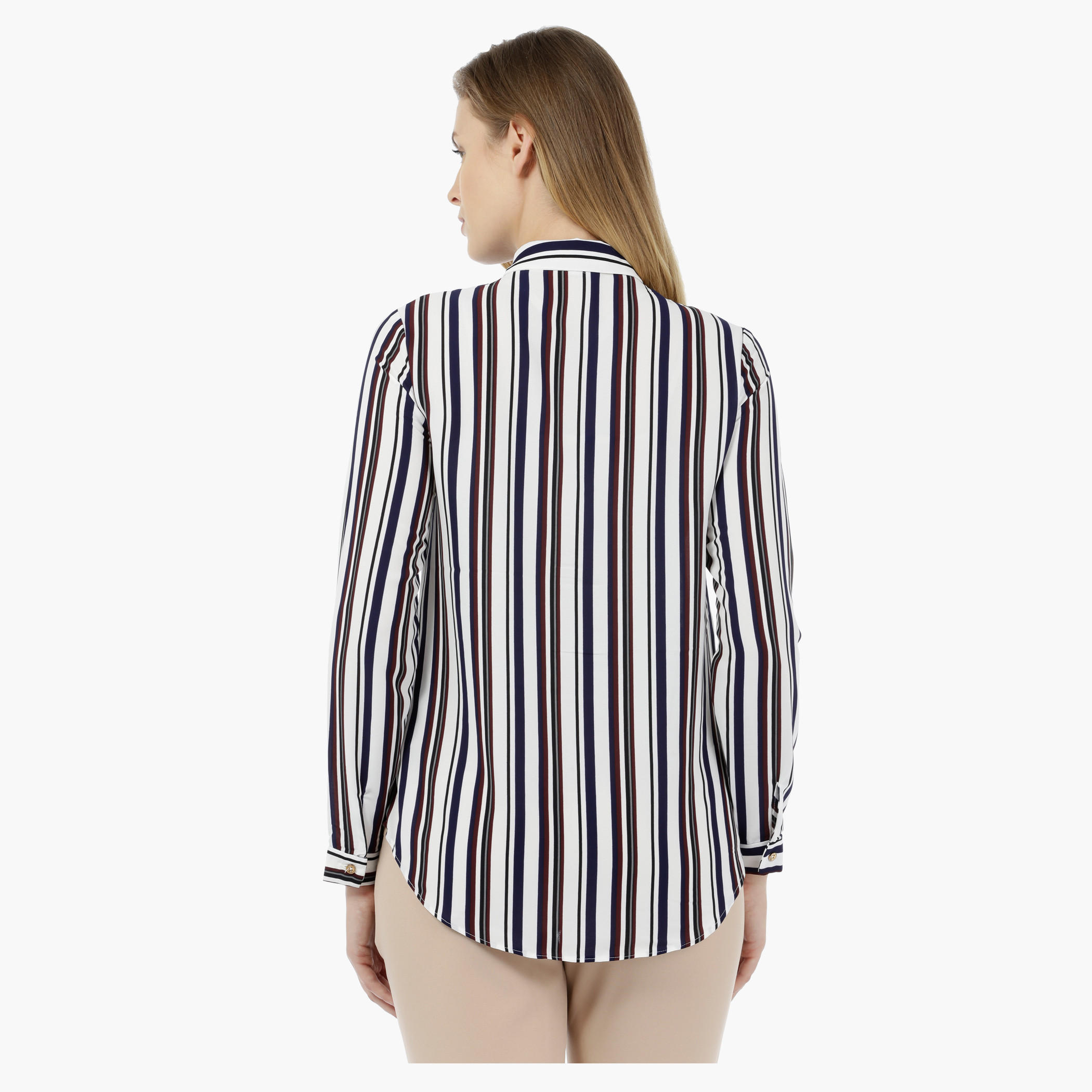 Basic Striped Full-sleeved Shirt-women-clothing-shirtsandblouses-blouses-image-4