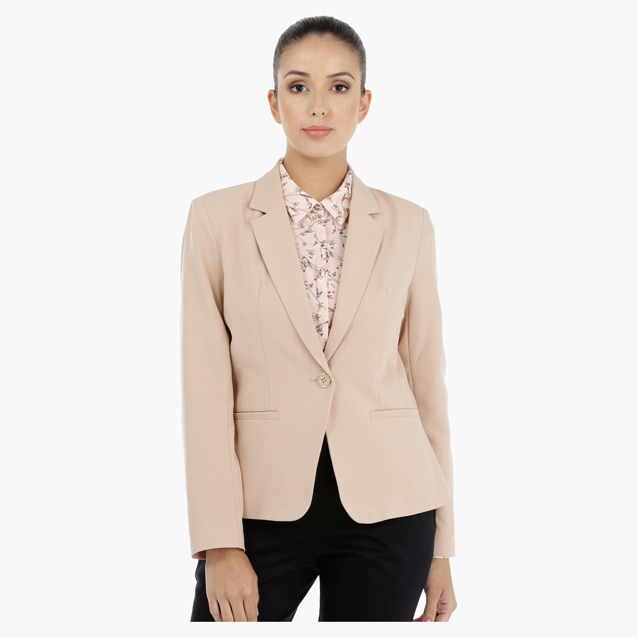 Blazer with Notch Collar and Long Sleeves-women-clothing-coatsandjackets-blazers-image-5