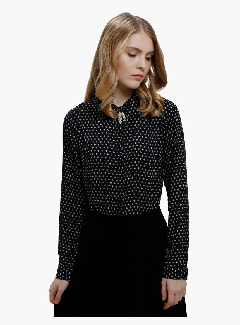 Printed Long Sleeves Formal Shirt-women-clothing-shirtsandblouses-blouses-image-5