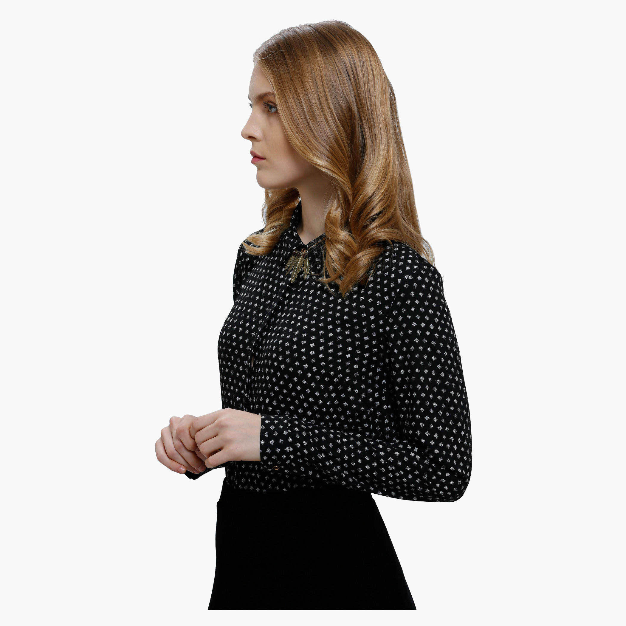 Printed Long Sleeves Formal Shirt-women-clothing-shirtsandblouses-blouses-image-3