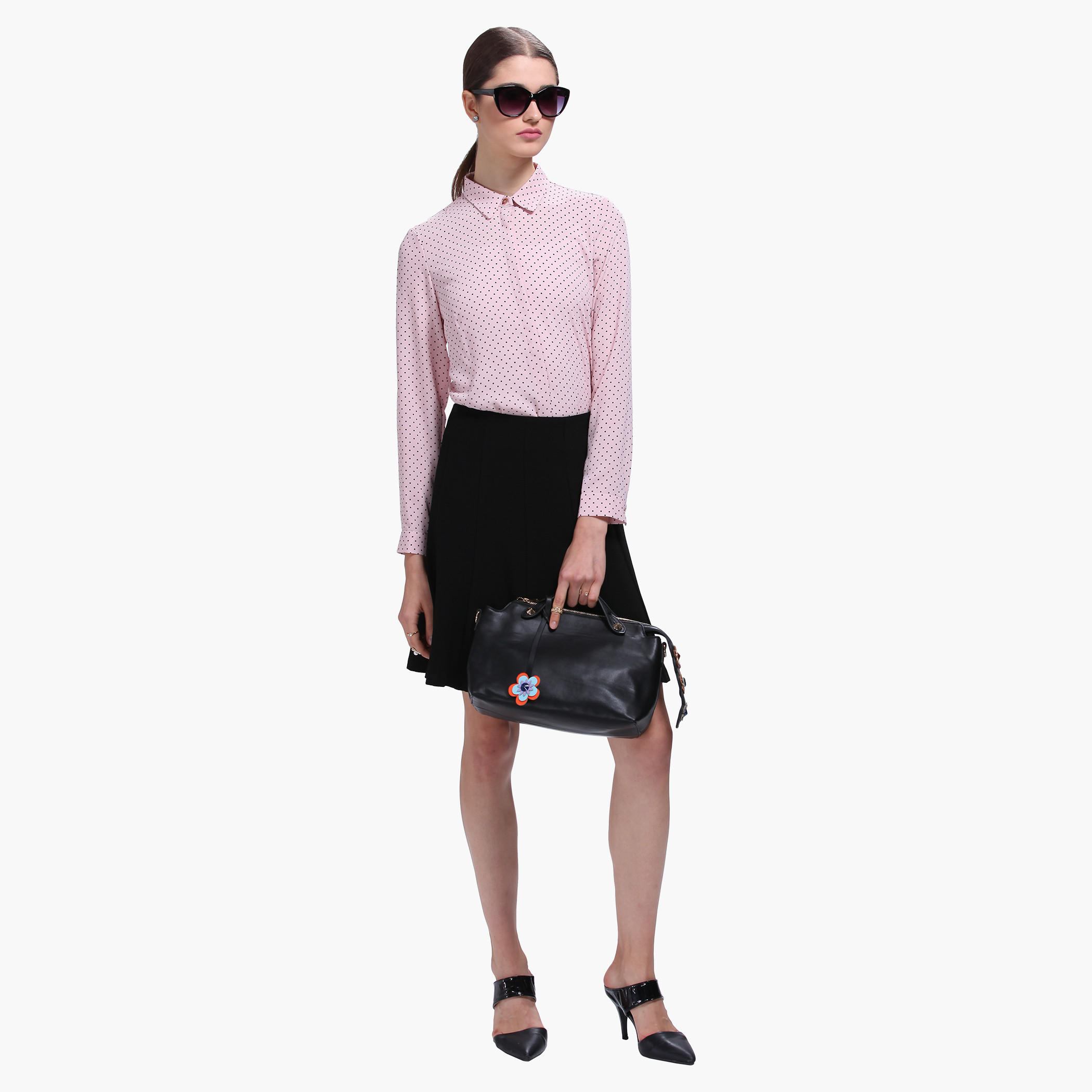 Polka Dot Long Sleeves Formal Shirt-women-clothing-shirtsandblouses-blouses-image-5