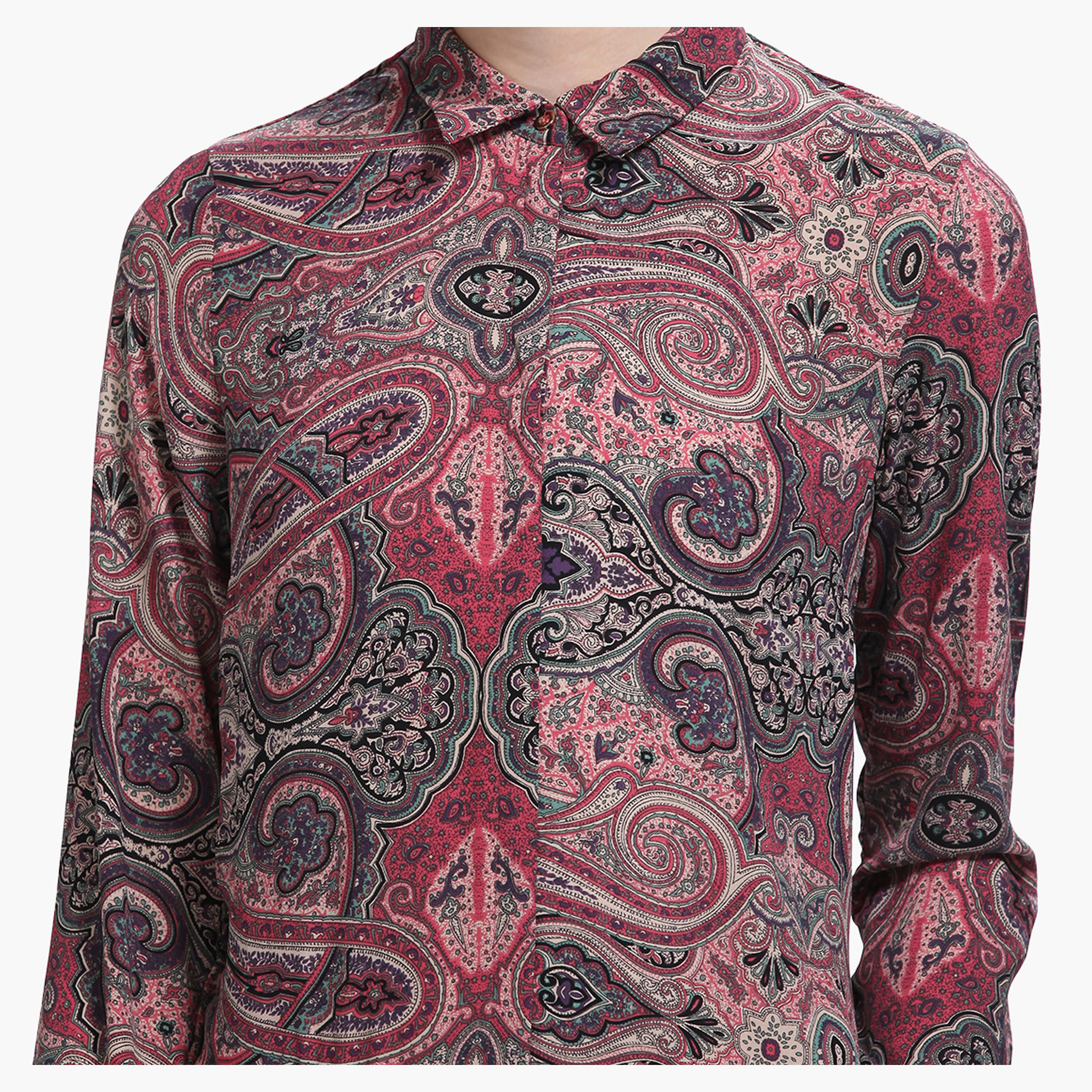 Paisley Print Long Sleeves Formal Shirt-women-clothing-shirtsandblouses-blouses-image-4