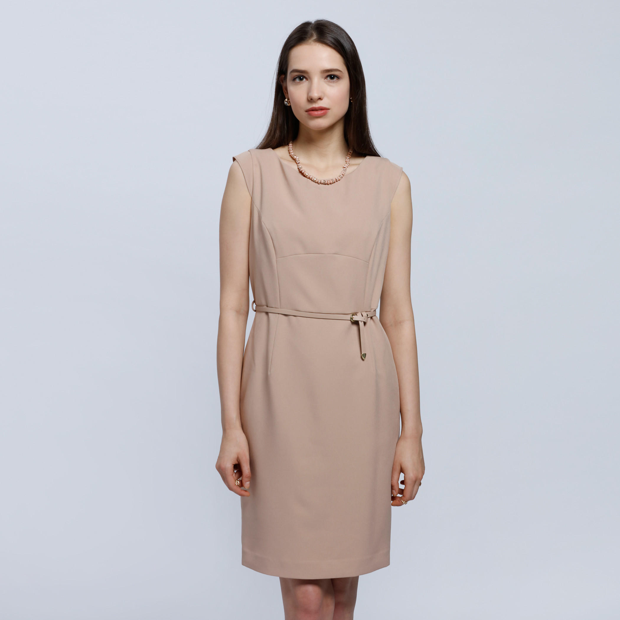 Sleeveless Dress with Round Neck-women-clothing-dresses-image-1