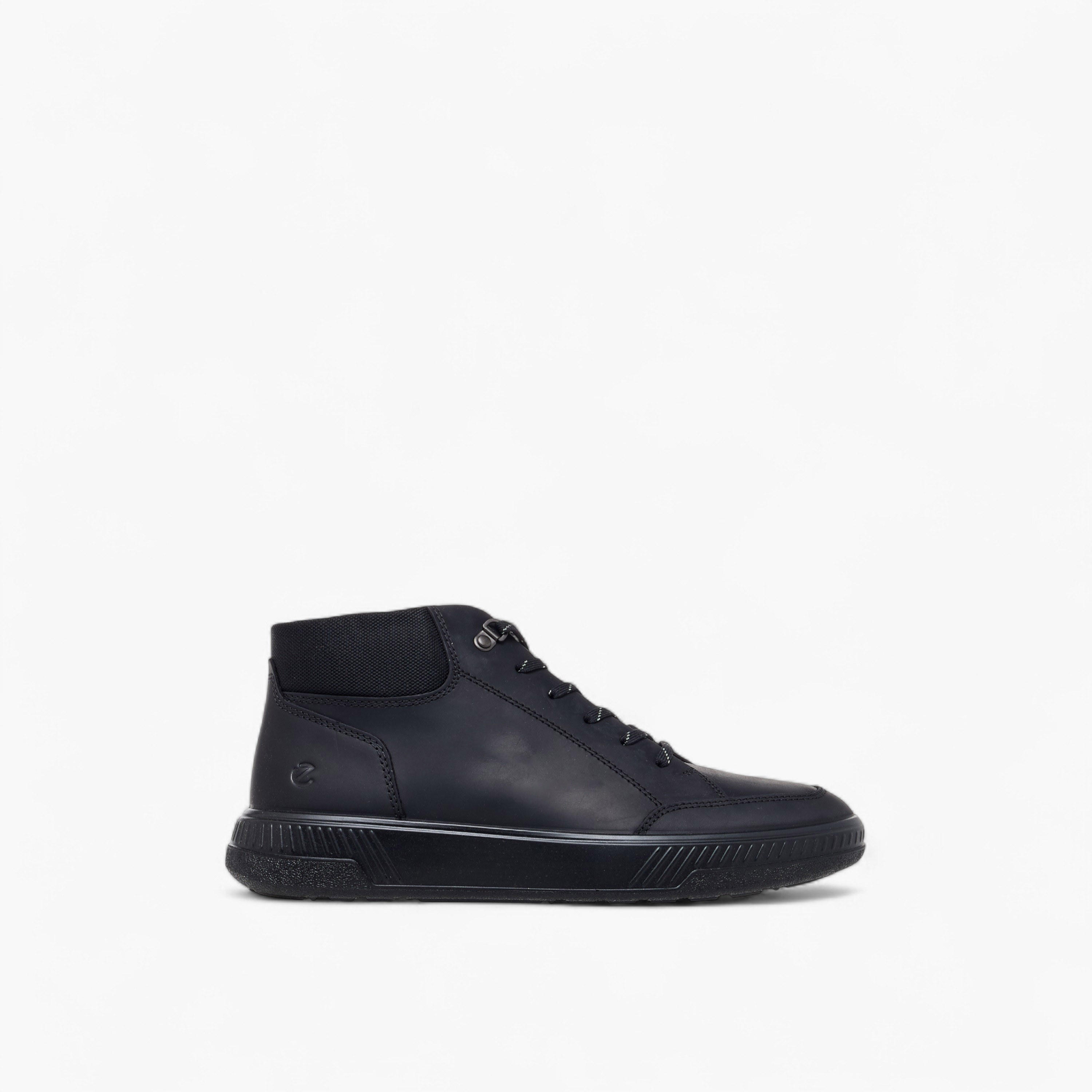 Ecco Men Move M Lace-Up Leather High Cut Sneakers-men-shoes-sneakers-image-3