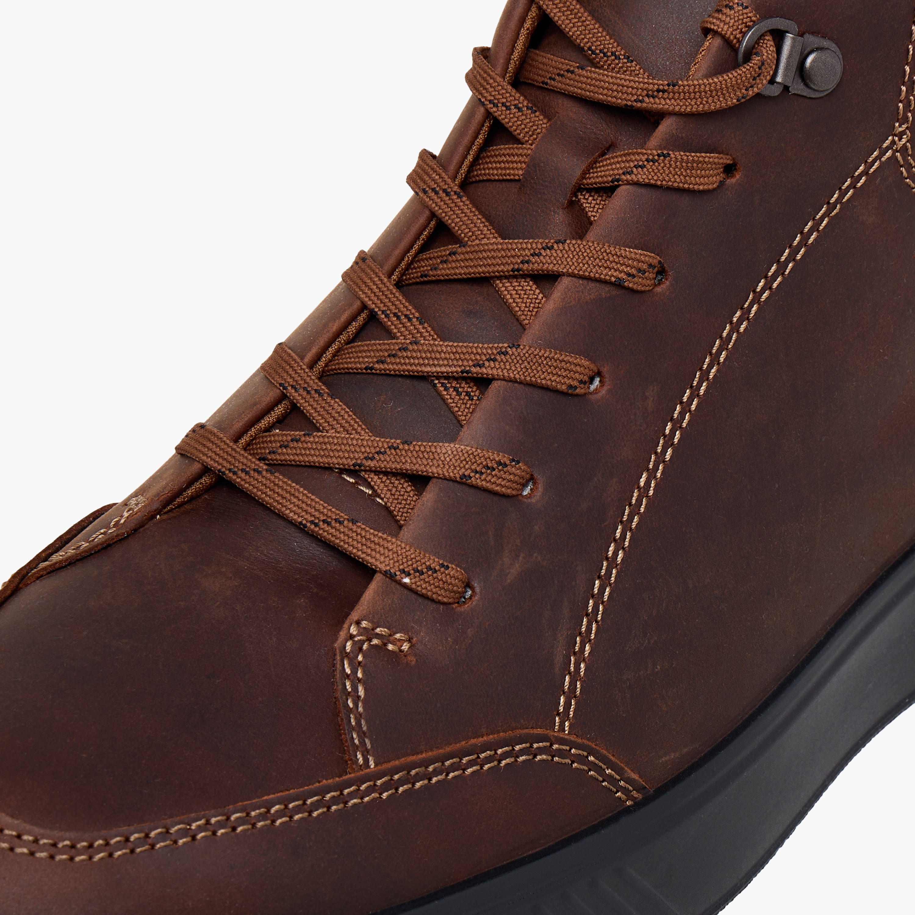 Ecco Men Move M Lace-Up Leather High Cut Sneakers-men-shoes-sneakers-image-4