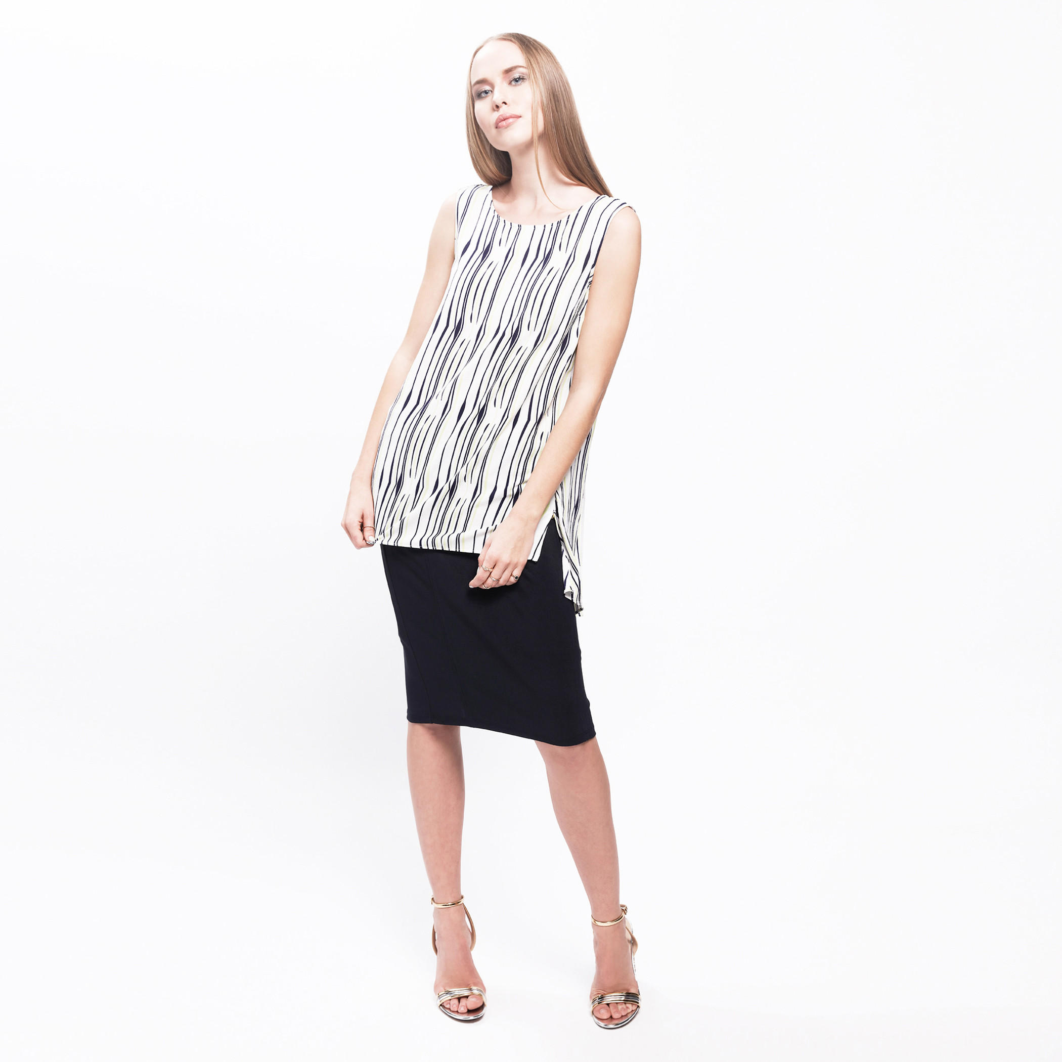 Printed Sleeveless Top with Buckle Back-women-clothing-shirtsandblouses-blouses-image-1