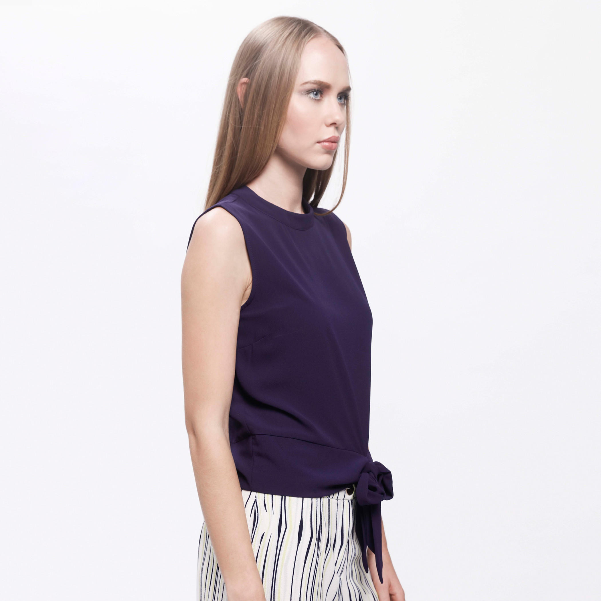 Sleeveless Top with Tie-Up Hem-women-clothing-shirtsandblouses-blouses-image-3