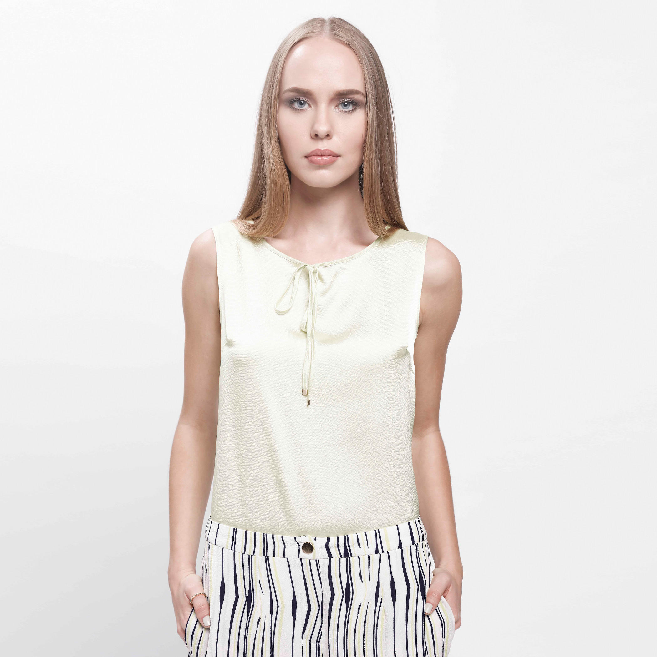 Sleeveless Top with Drawstring Detail-women-clothing-shirtsandblouses-blouses-image-5
