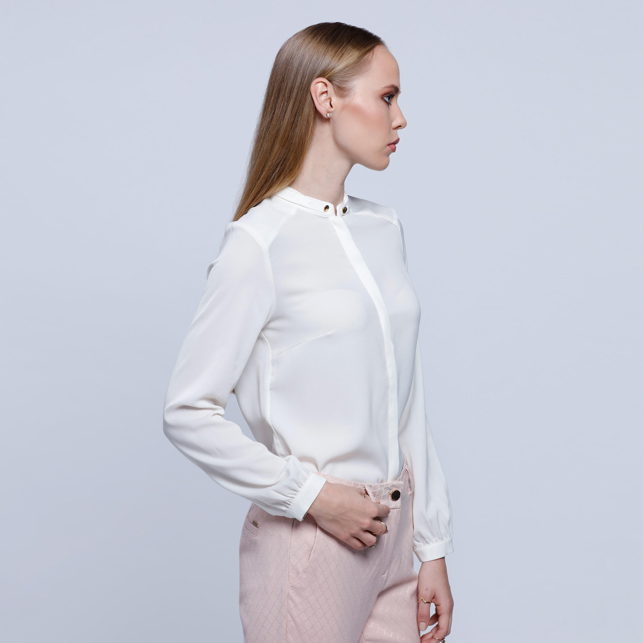 Long Sleeves Shirt with Mandarin Collar-women-clothing-shirtsandblouses-blouses-image-3