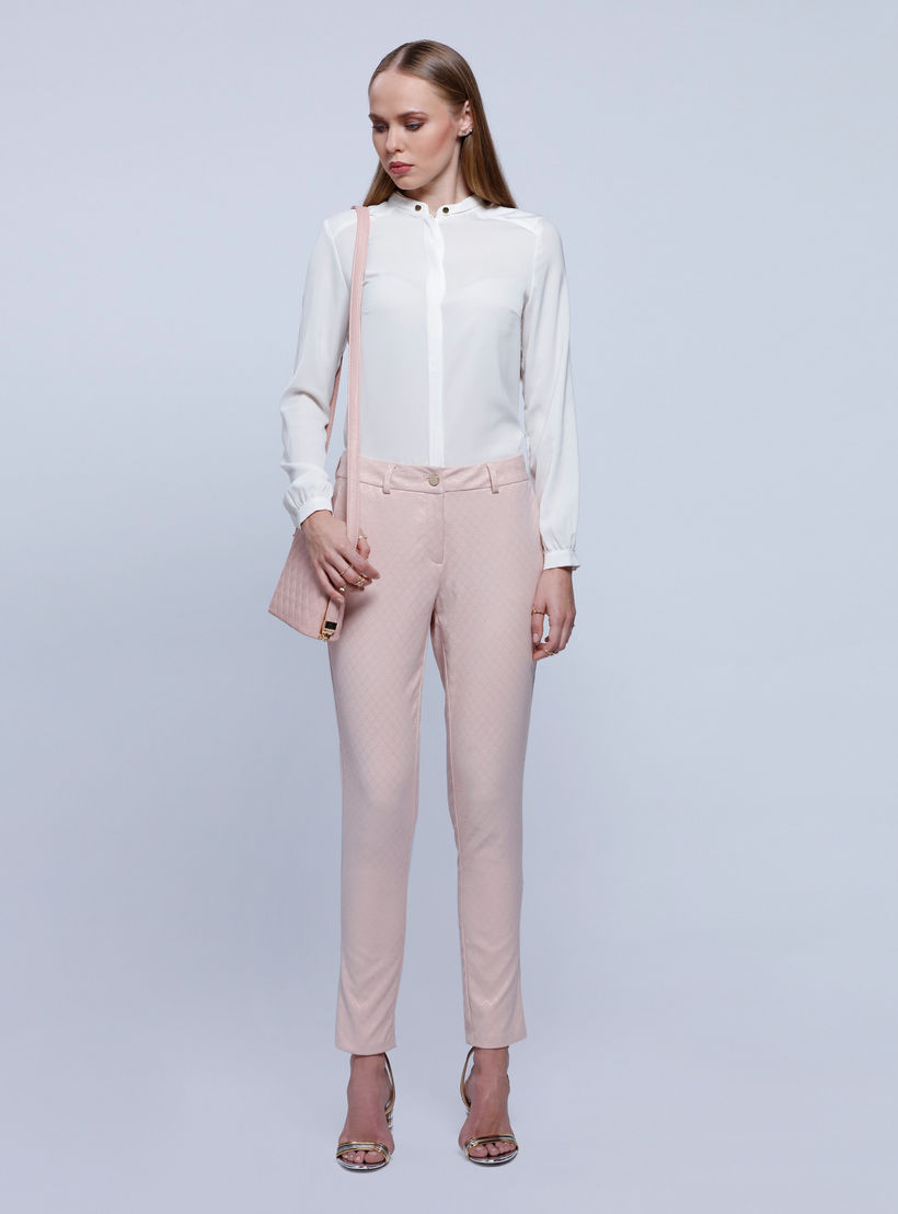Long Sleeves Shirt with Mandarin Collar-women-clothing-shirtsandblouses-blouses-image-5