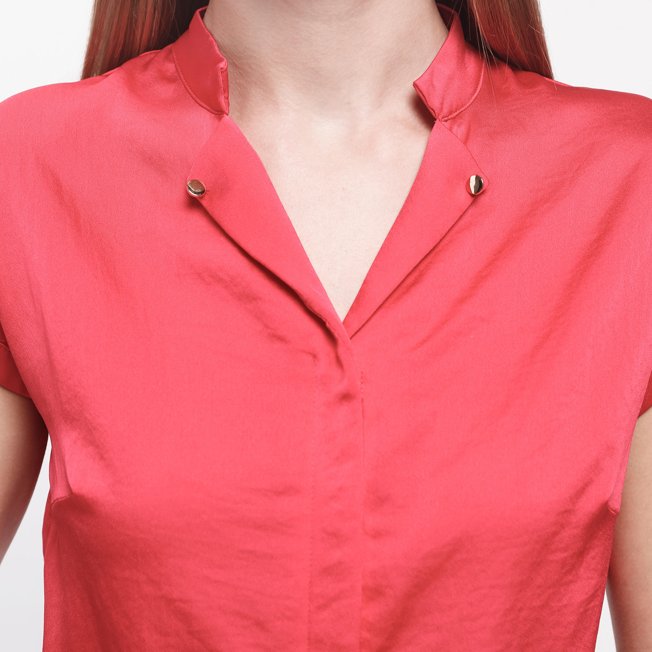 Cap Sleeves Top with Button Detail-women-clothing-shirtsandblouses-blouses-image-9
