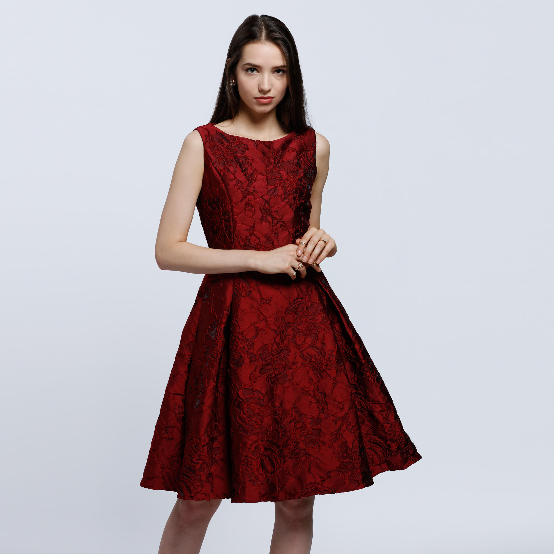 Textured Midi Dress-women-clothing-dresses-image-5