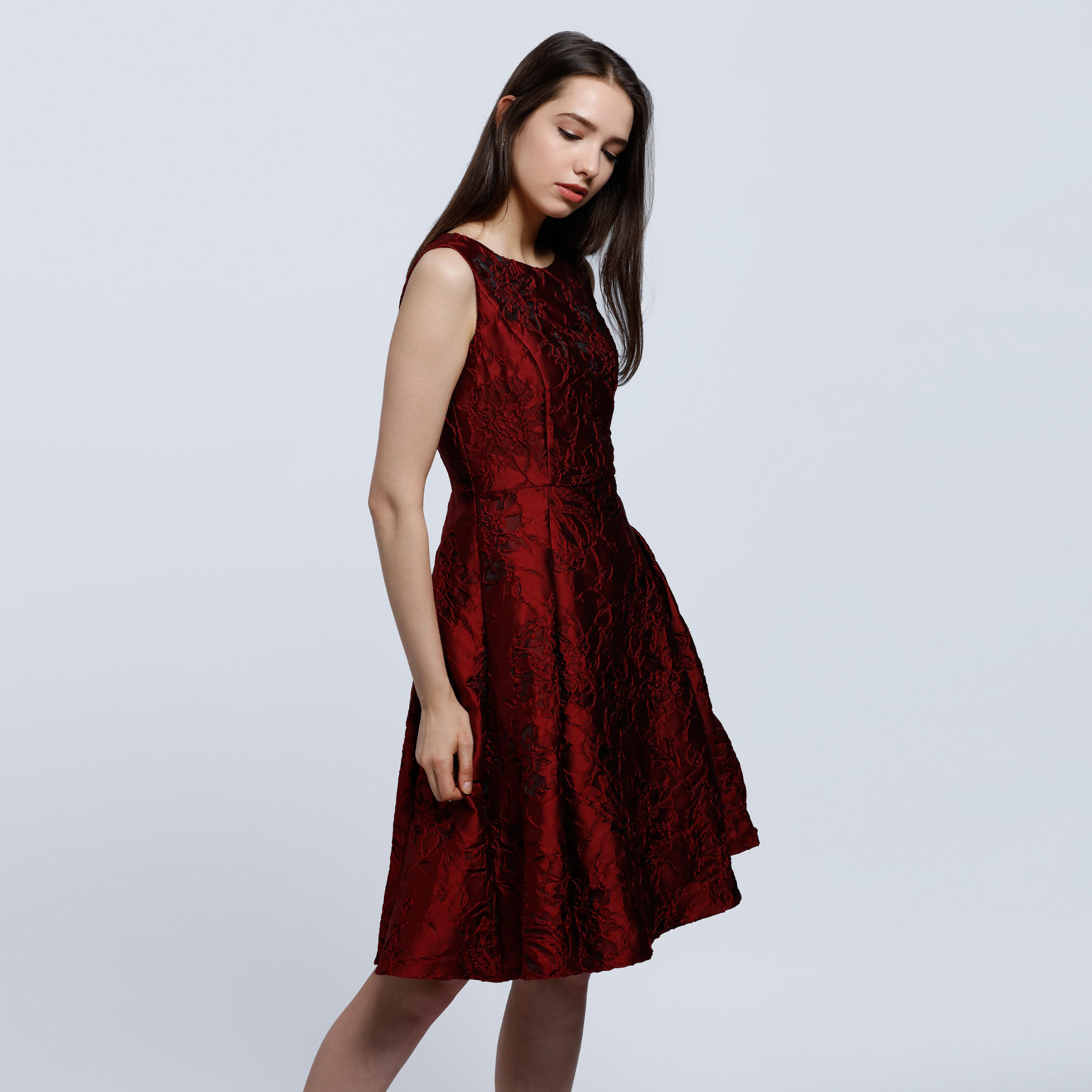 Textured Midi Dress-women-clothing-dresses-image-3