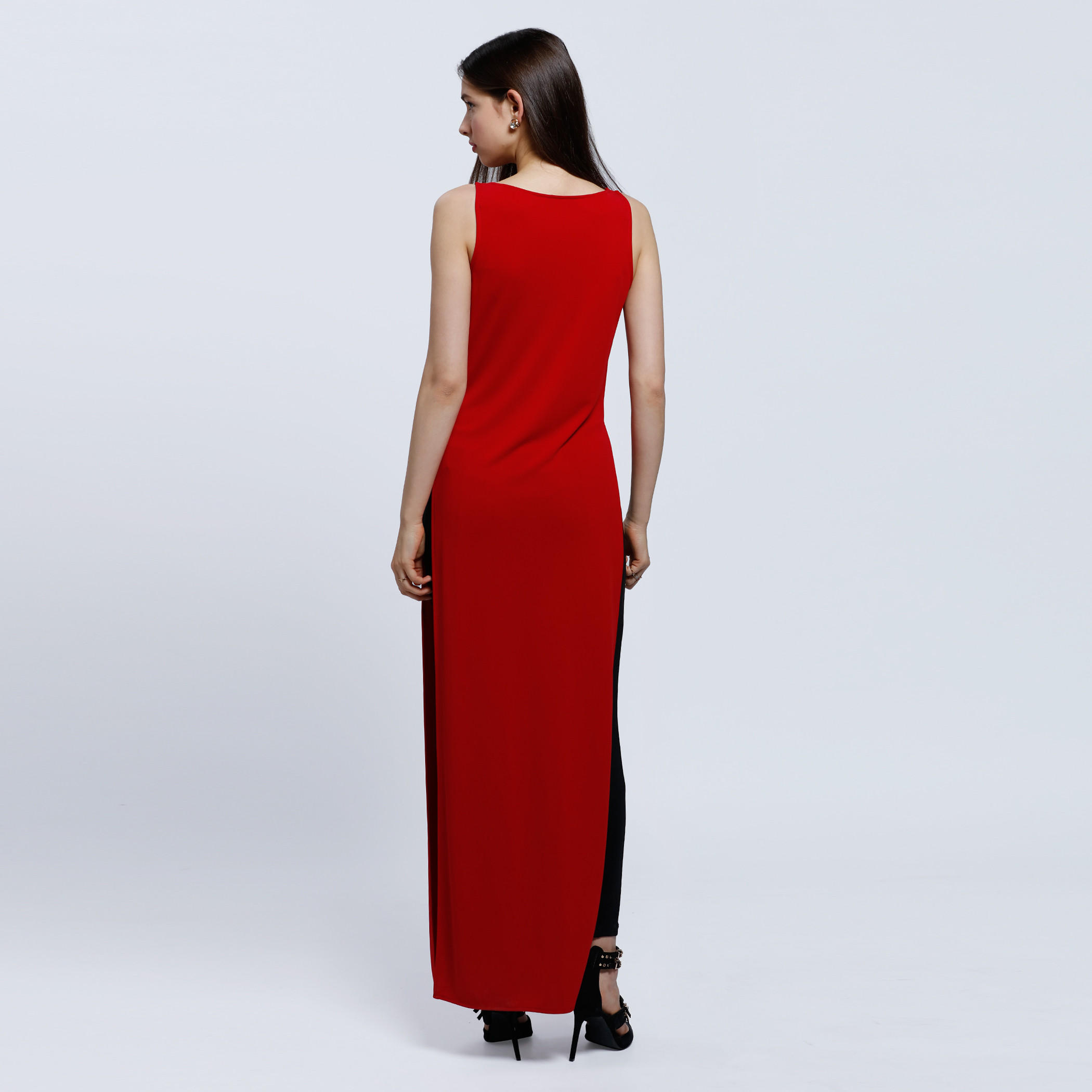 Sleeveless Tunic Top with Round Neck-women-clothing-shirtsandblouses-blouses-image-3