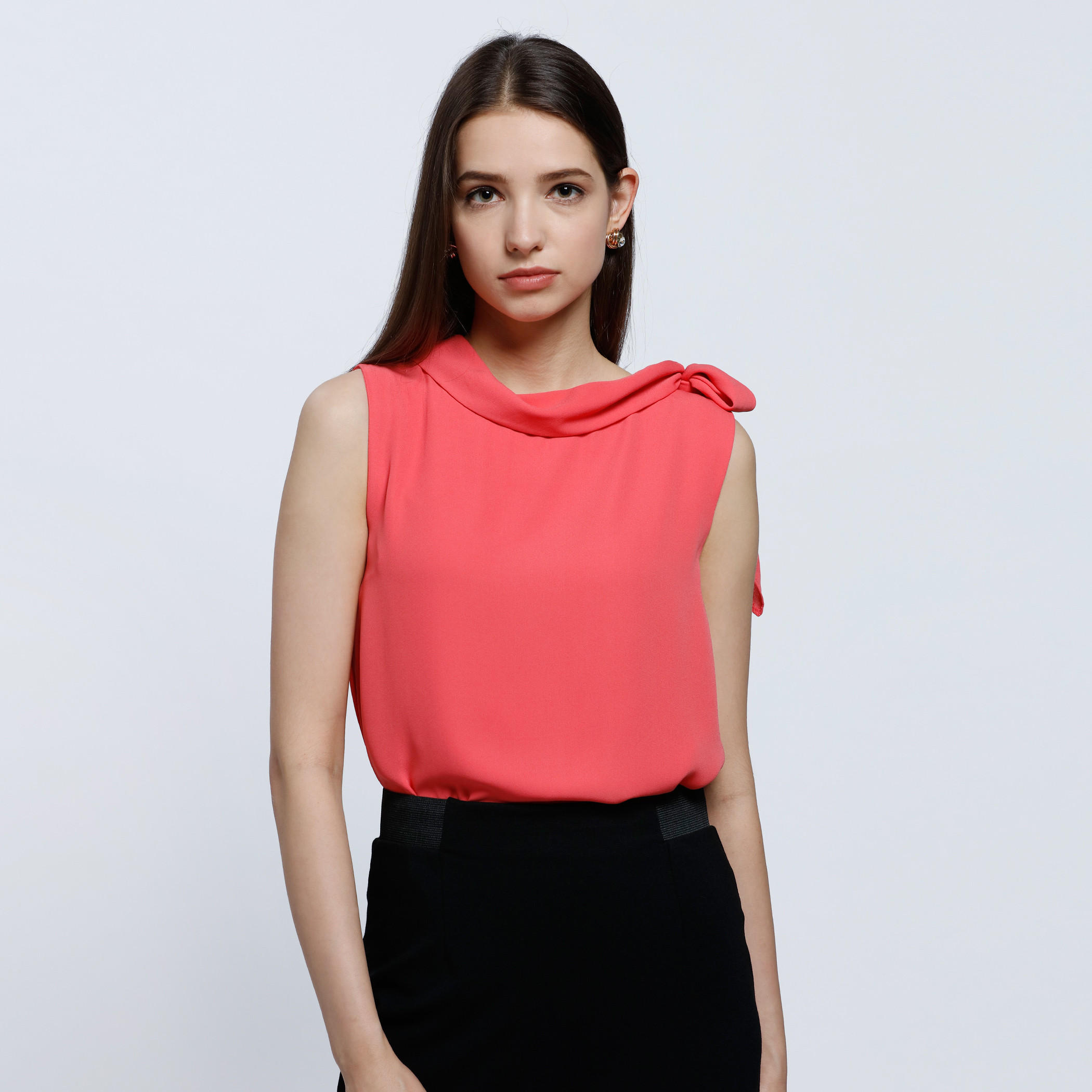 Double Layered Sleeveless Bow Top-women-clothing-shirtsandblouses-blouses-image-5