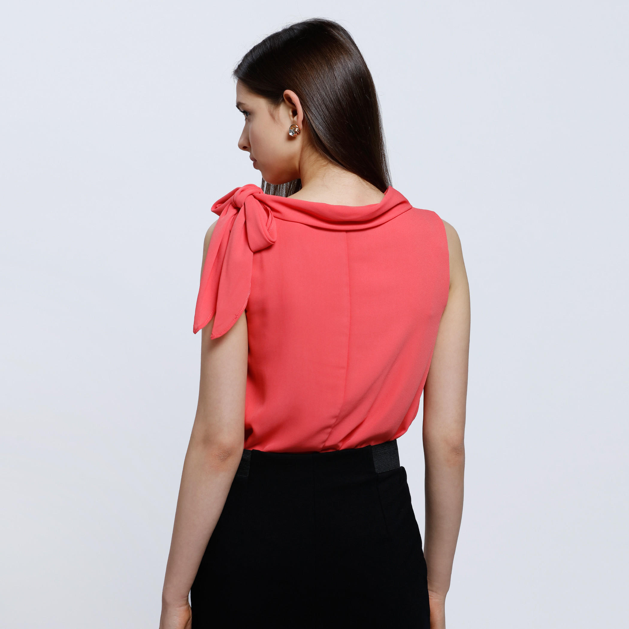 Double Layered Sleeveless Bow Top-women-clothing-shirtsandblouses-blouses-image-4