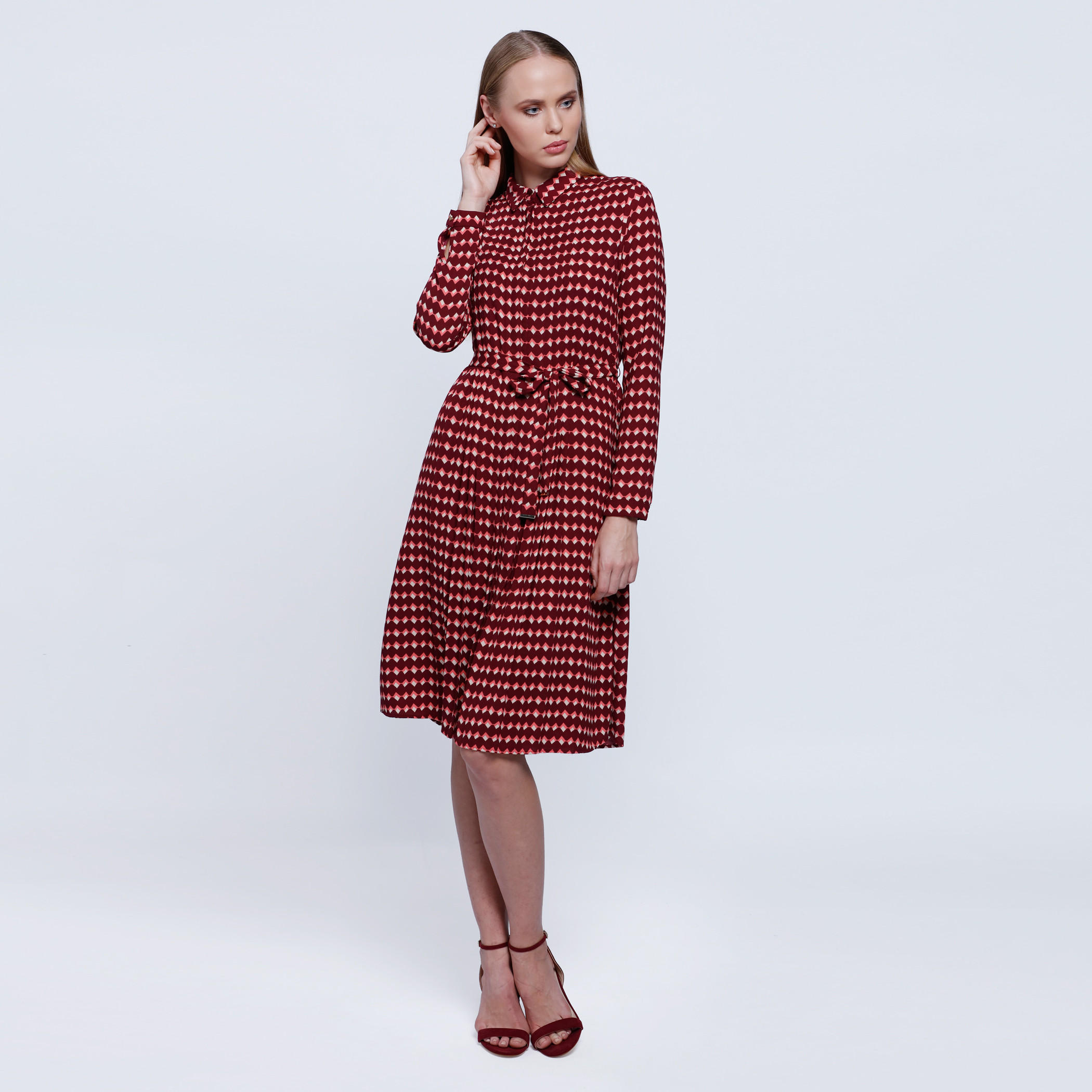 Printed Long Sleevess Dress-women-clothing-dresses-image-5