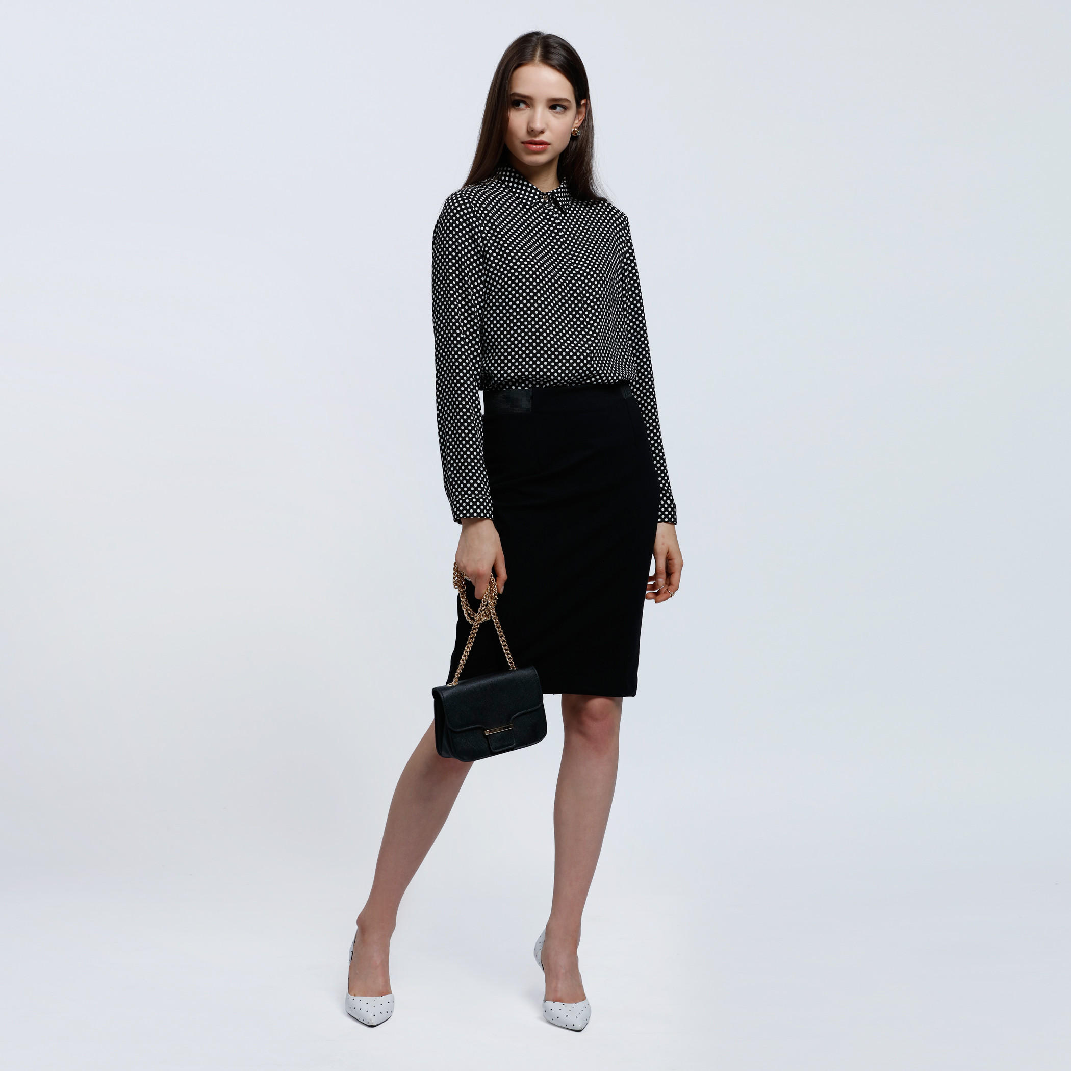 Pencil Skirt with Elasticised Waistband-women-clothing-bottoms-skirts-image-5