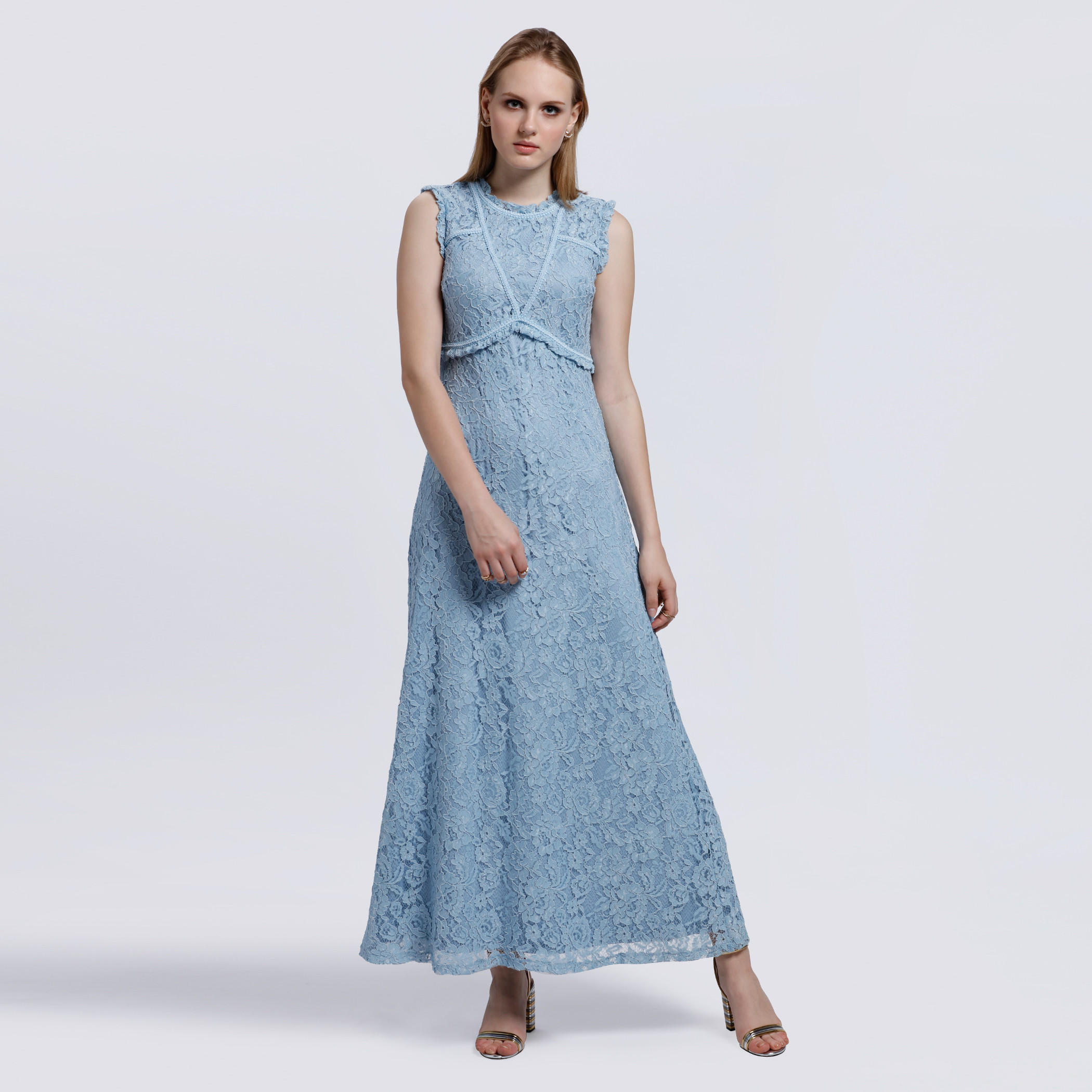 Sleeveless Maxi Dress with Round Neck-women-clothing-dresses-image-4