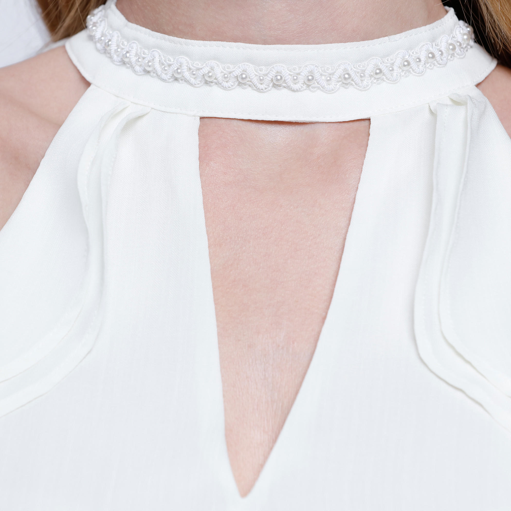 Ruffled Sleeveless Blouse with Pearl Detailing on the Neck-women-clothing-shirtsandblouses-blouses-image-4