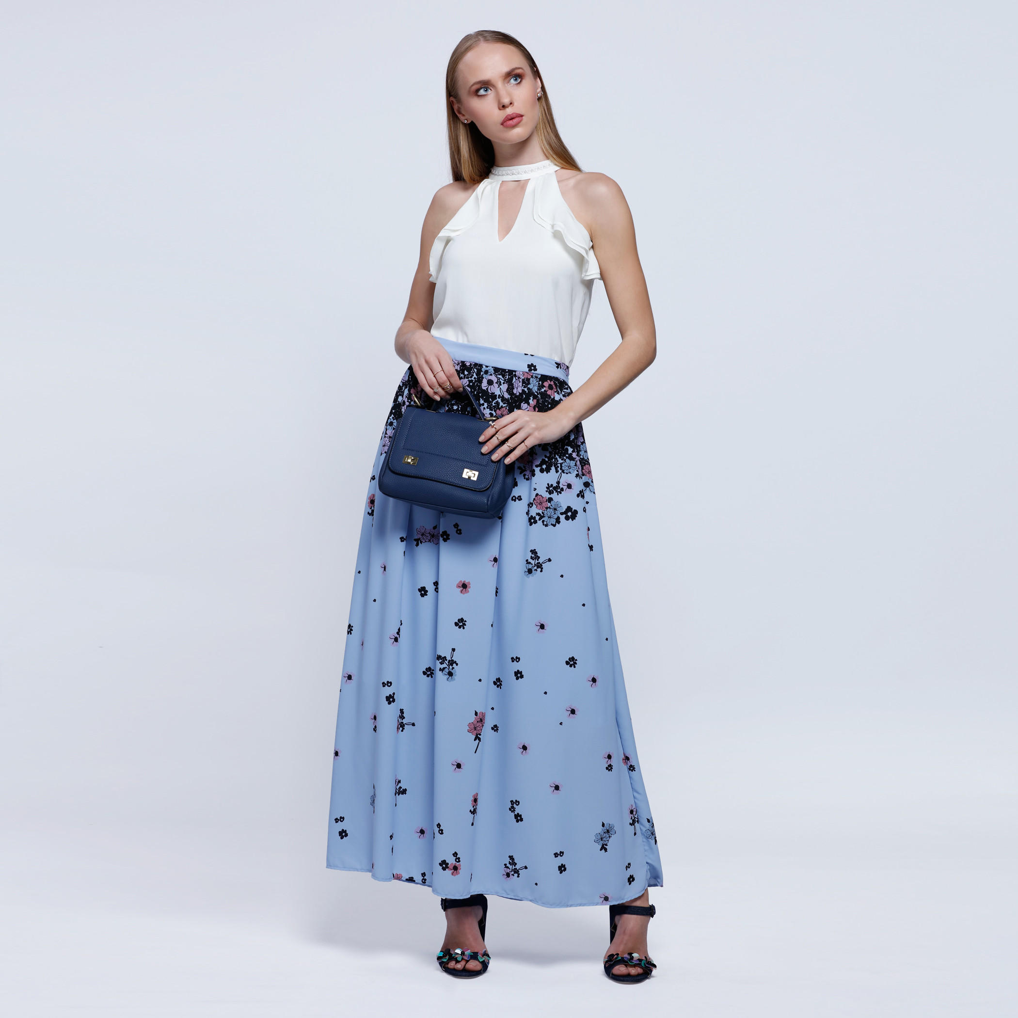 Ruffled Sleeveless Blouse with Pearl Detailing on the Neck-women-clothing-shirtsandblouses-blouses-image-5
