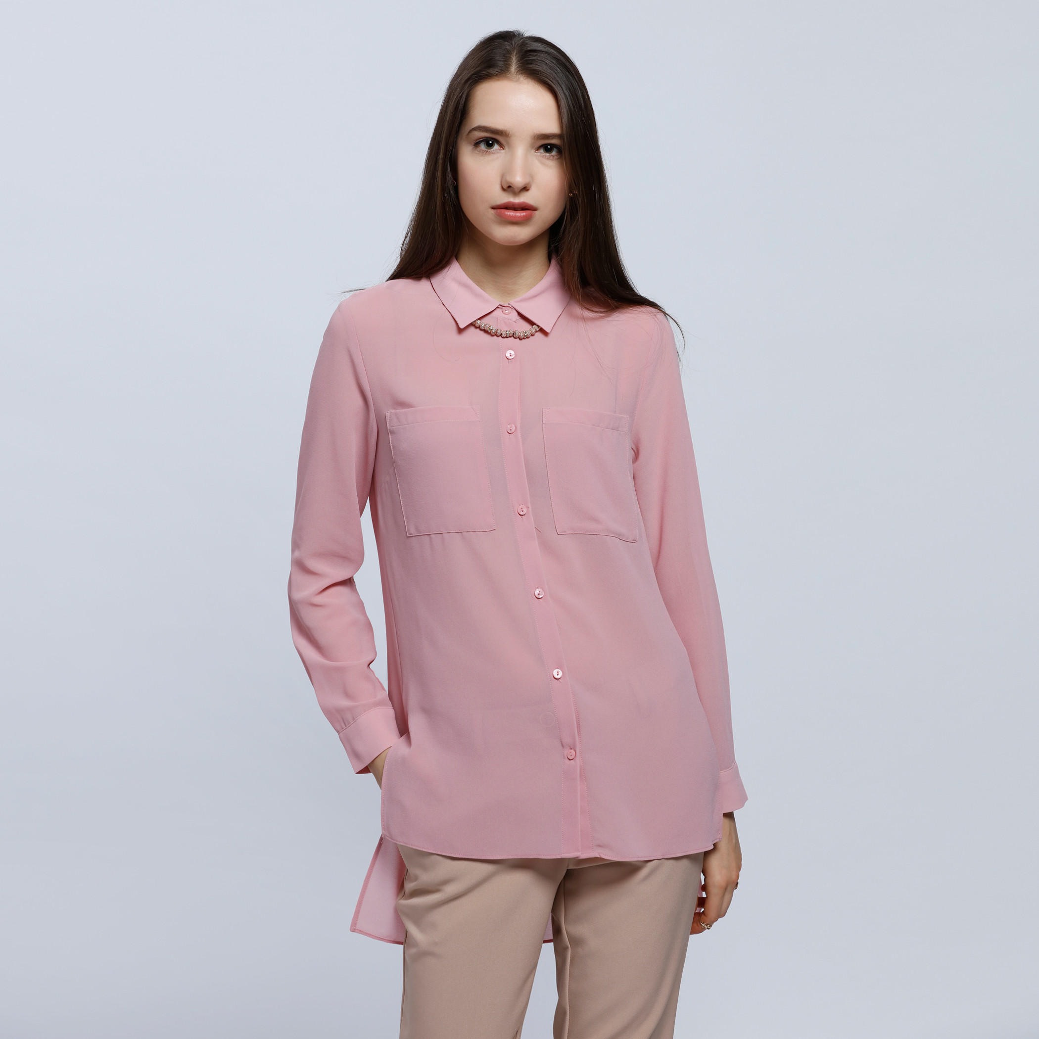 Long Sleeves Shirt with Spread Collar-women-clothing-shirtsandblouses-blouses-image-5