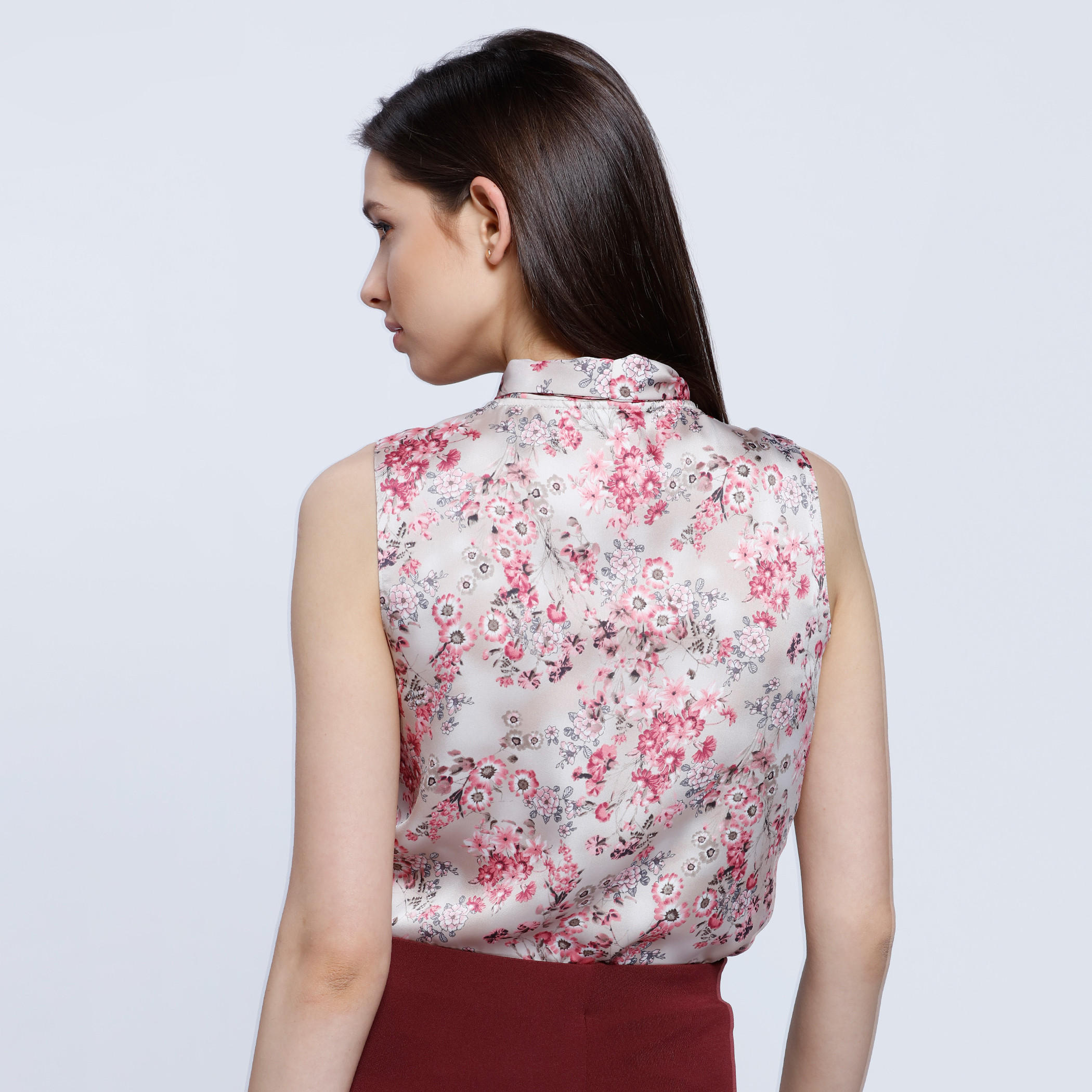 Sleeveless Printed Blouse with Bow Detail-women-clothing-shirtsandblouses-blouses-image-4