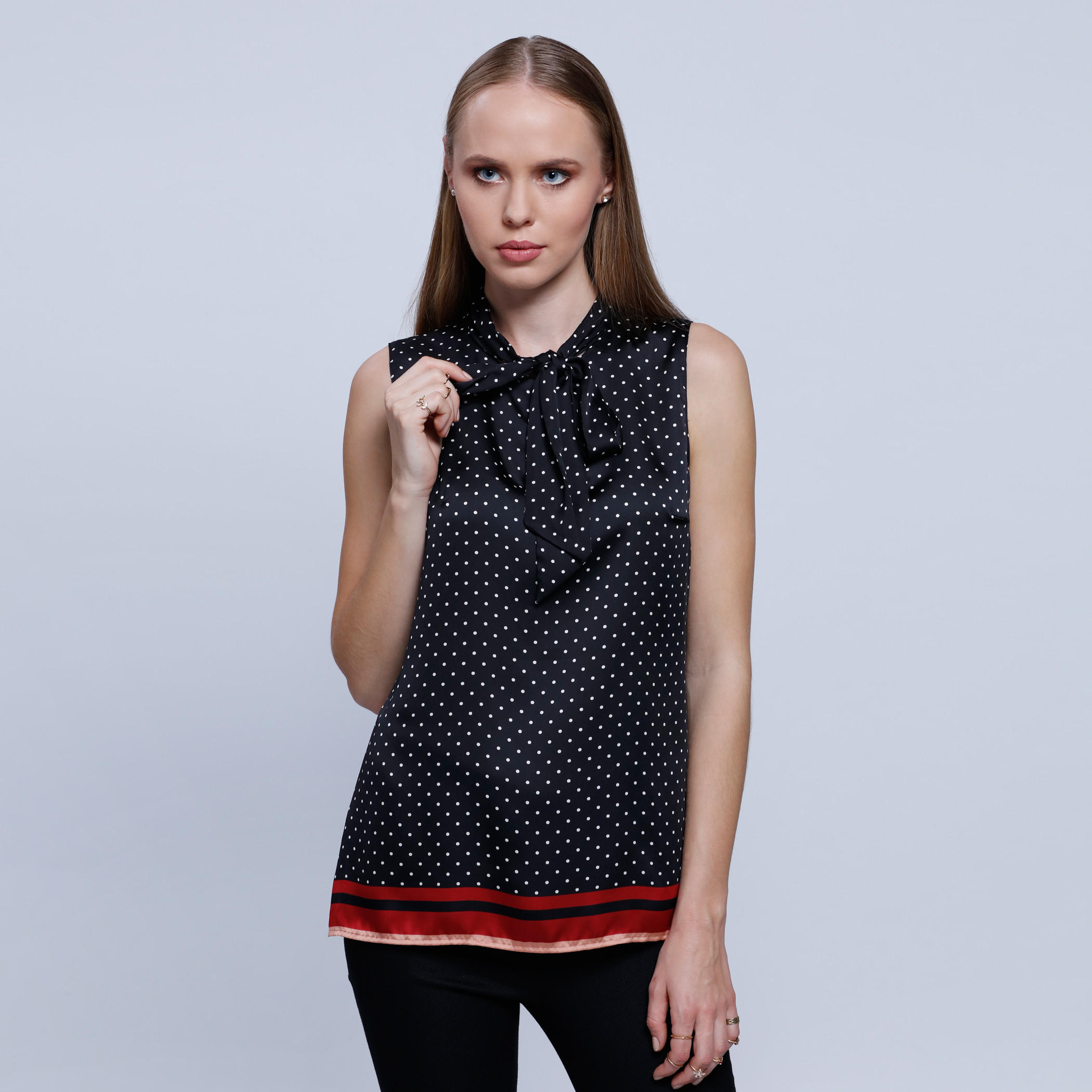 Sleeveless Blouse with Bow-women-clothing-shirtsandblouses-blouses-image-5