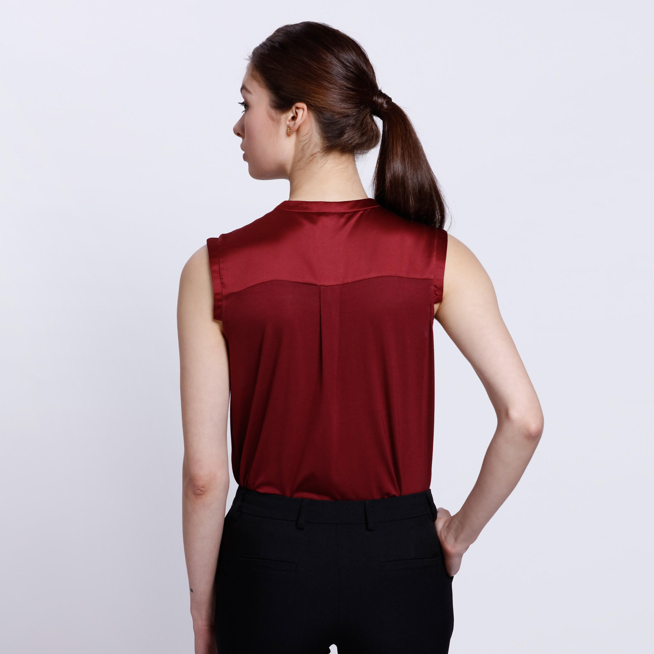 Sleeveless Top with Mandarin Collar-women-clothing-shirtsandblouses-blouses-image-2