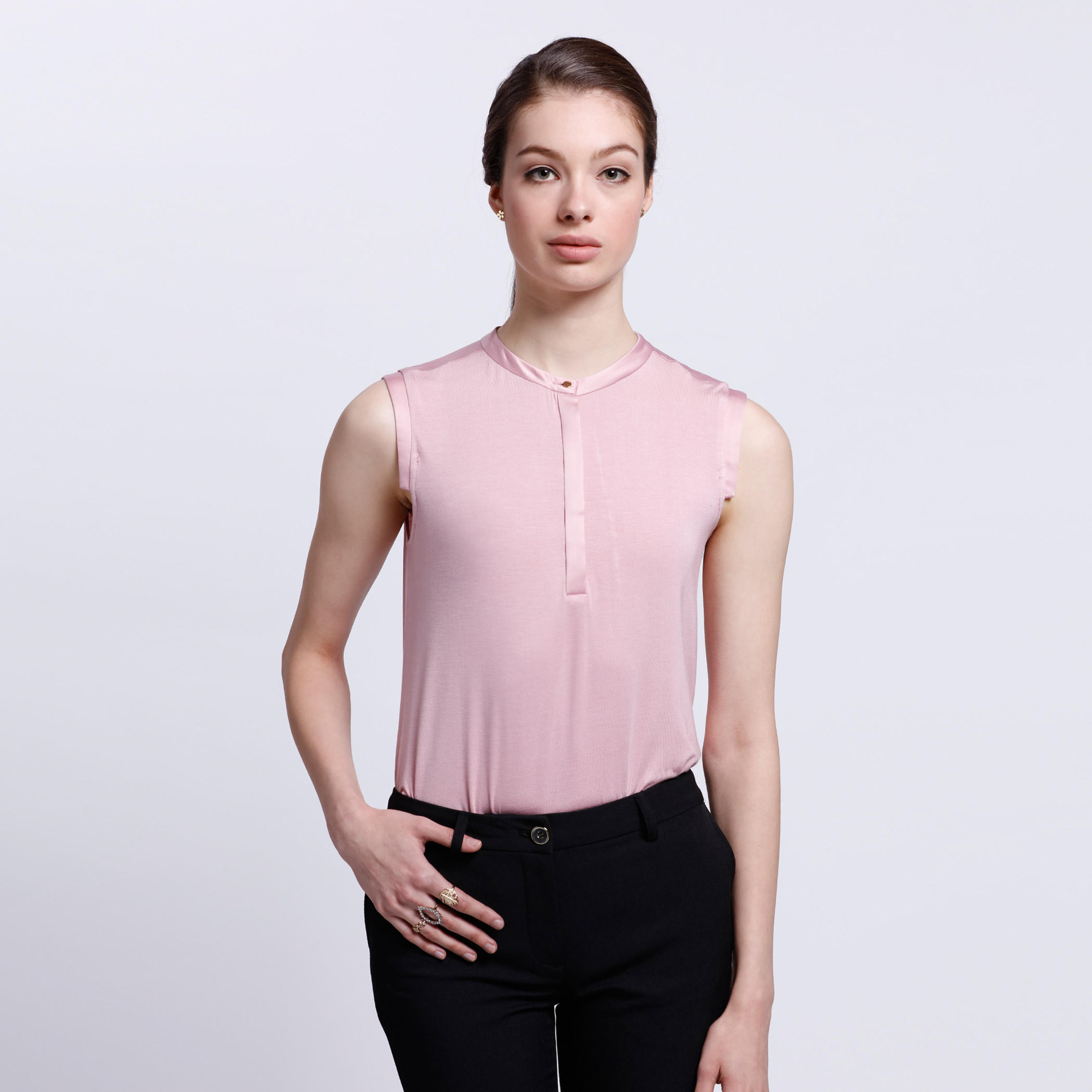 Sleeveless Top with Mandarin Collar-women-clothing-shirtsandblouses-blouses-image-6