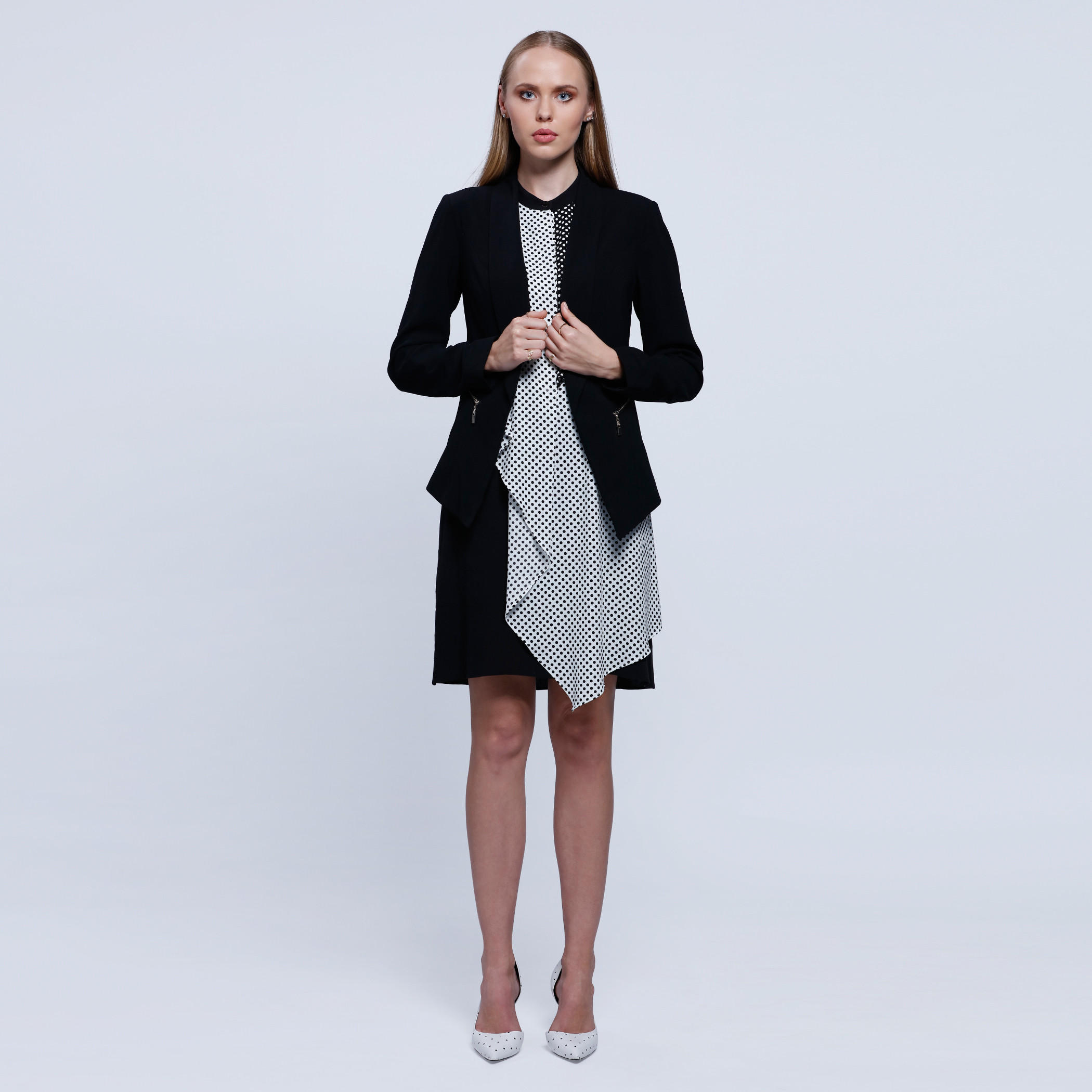 Long Sleeves Jacket With Welt Pockets-women-winterwear-coatsandjackets-jackets-image-1