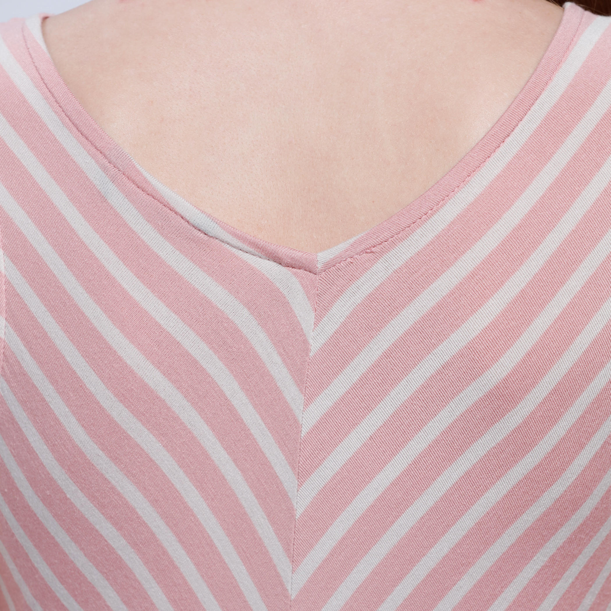 Striped Dress with V-Neck and Tie Up-women-clothing-dresses-image-4