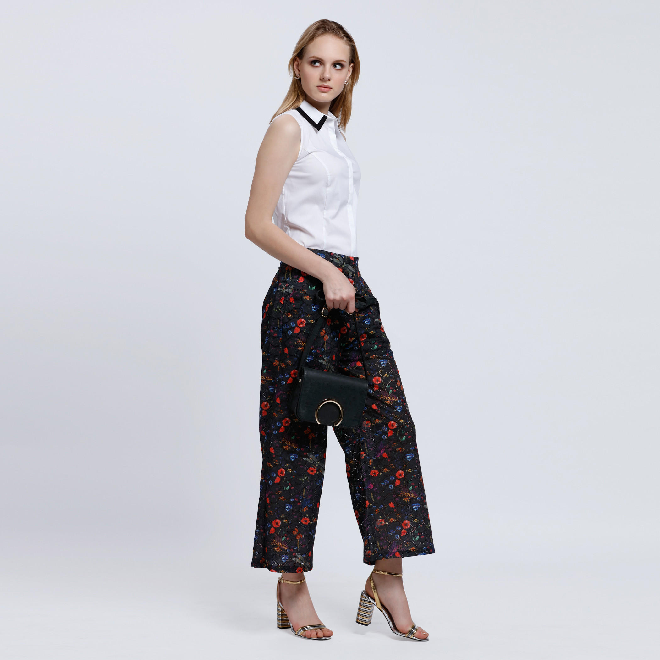Sleeveless Shirt with Spread Collar-women-clothing-shirtsandblouses-blouses-image-5