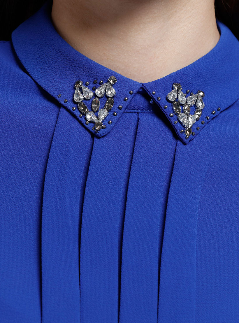 Long Sleeves Top with Complete Front Placket-women-clothing-shirtsandblouses-blouses-image-2