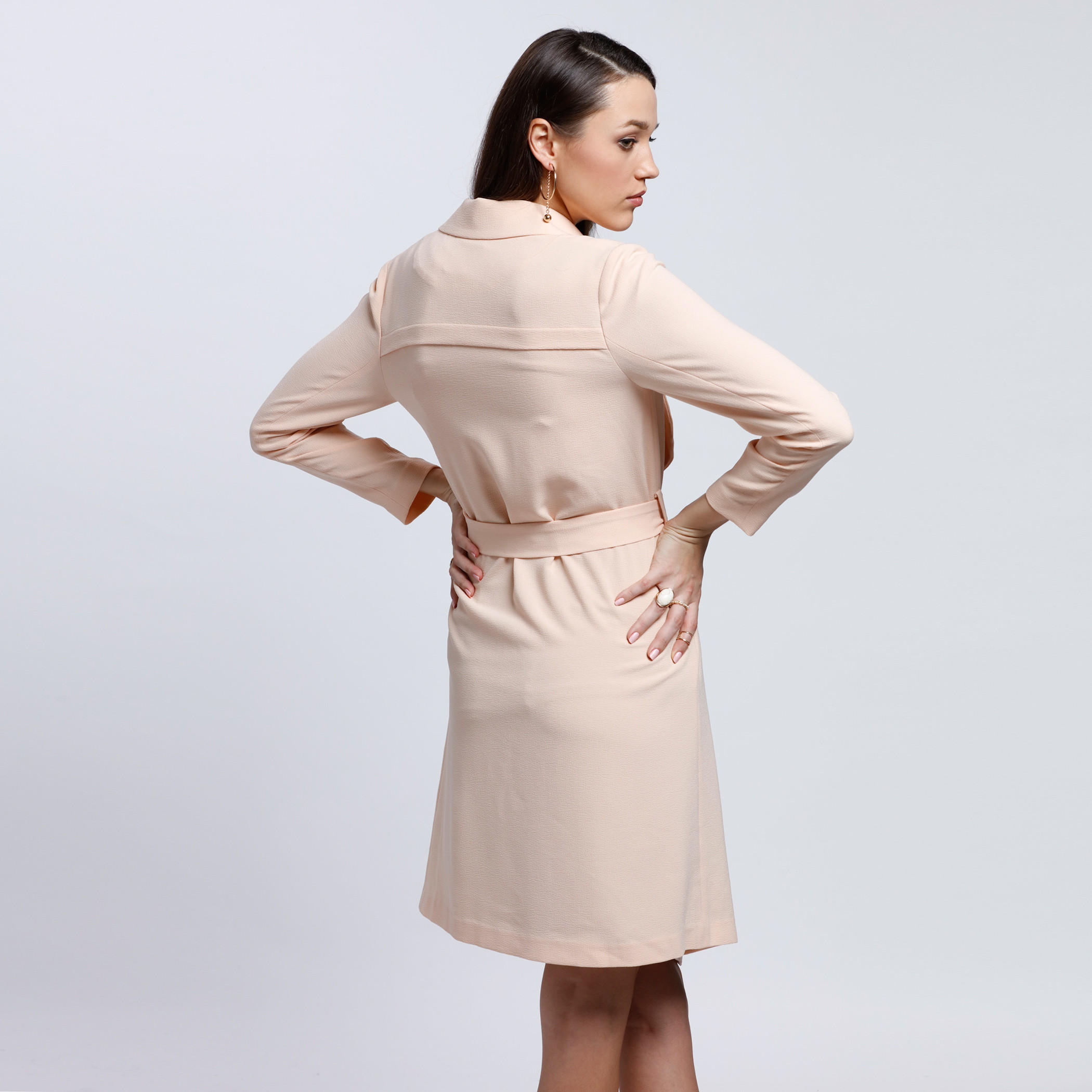Long Sleeves Jacket with Tie Up-women-winterwear-coatsandjackets-jackets-image-2