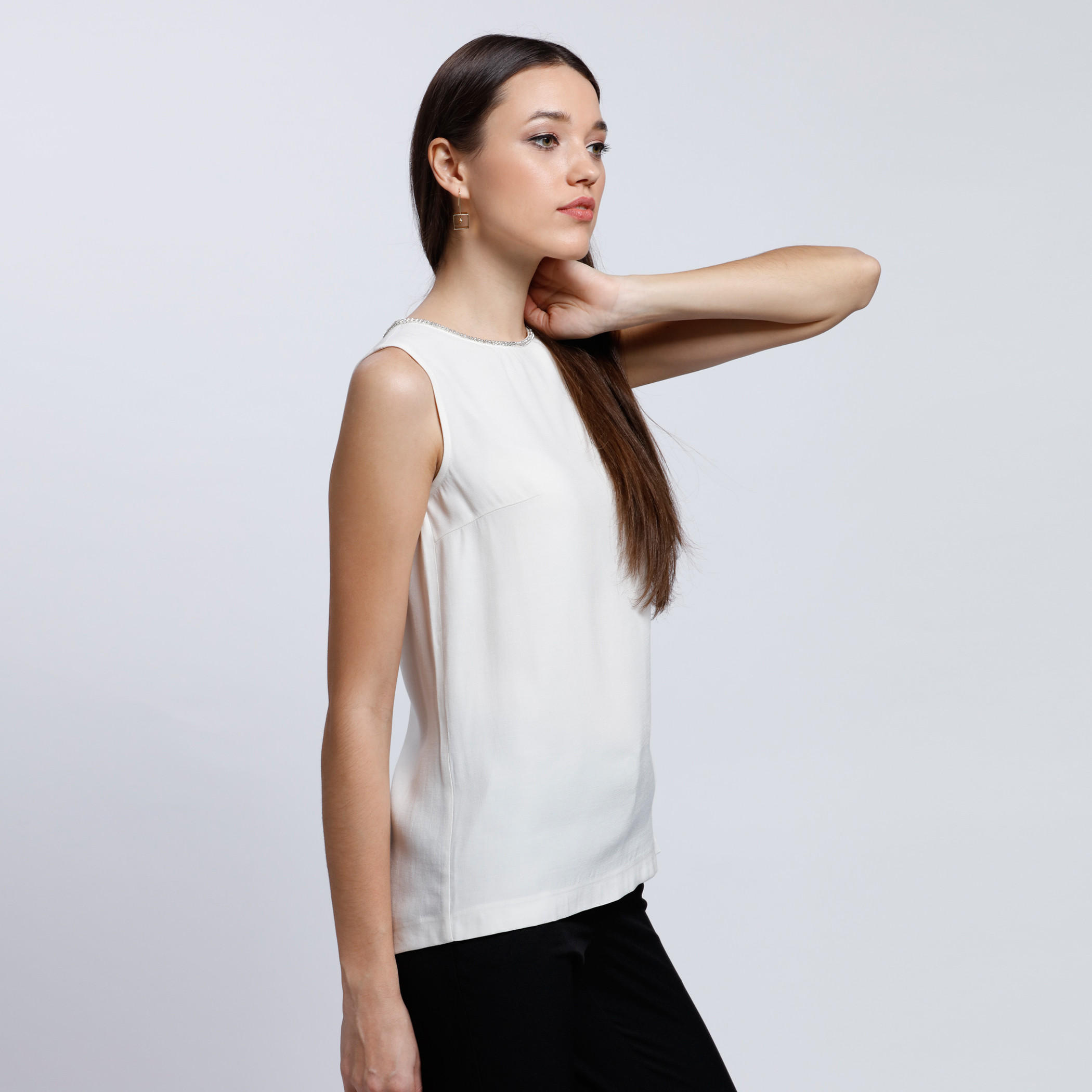 Sleeveless Top with Round Neck and Key Whole Closure-women-clothing-shirtsandblouses-blouses-image-3