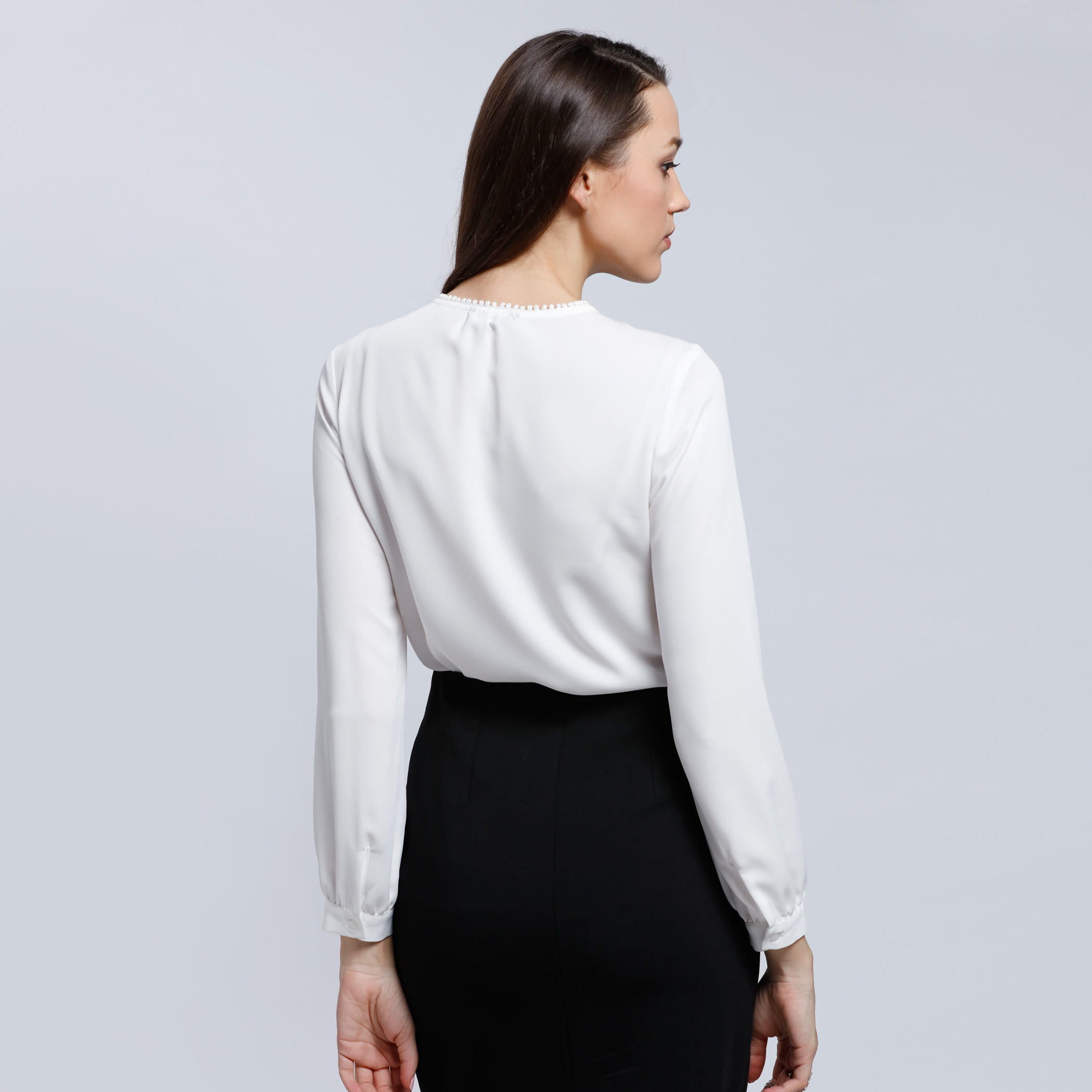 Long Sleeves Top with Lace Detail -women-clothing-shirtsandblouses-blouses-image-2