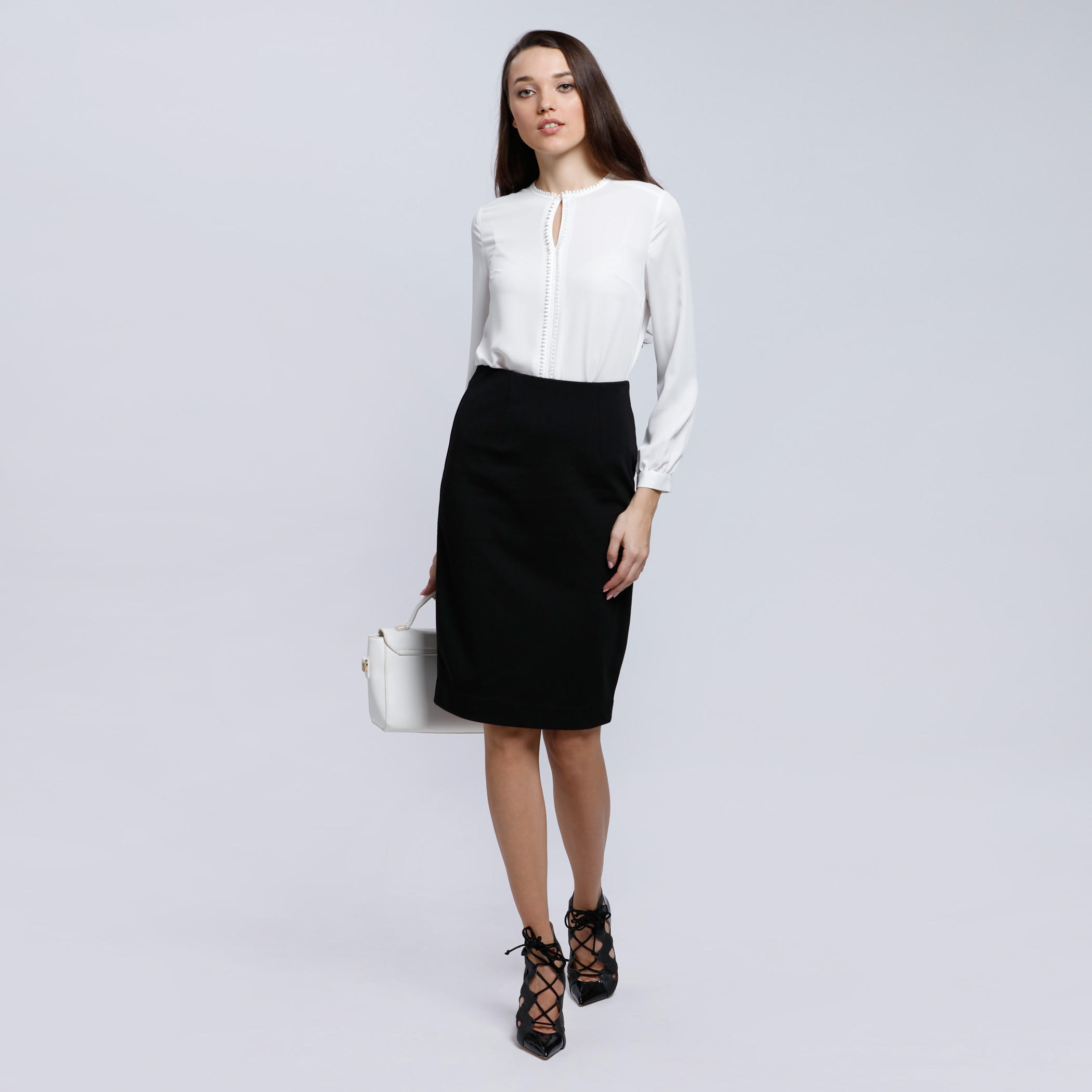 Long Sleeves Top with Lace Detail -women-clothing-shirtsandblouses-blouses-image-1