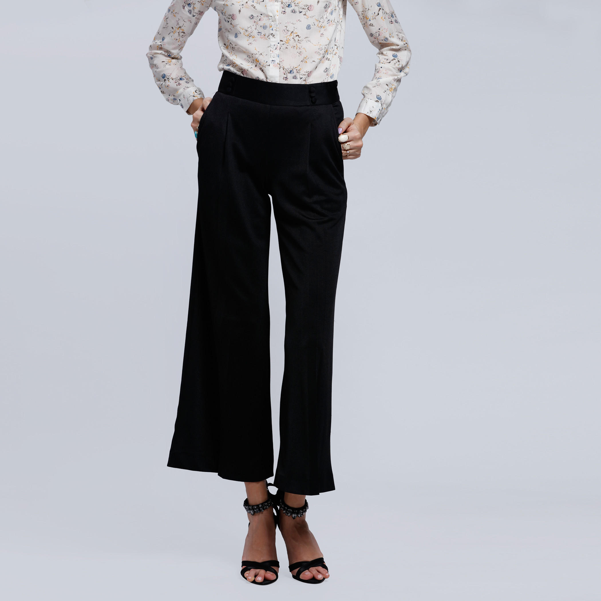 Full length Pants with Elasticised Waistband-women-clothing-bottoms-trousers-image-5