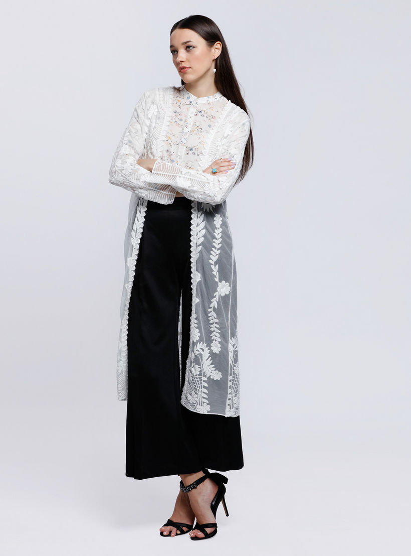 Full length Pants with Elasticised Waistband-women-clothing-bottoms-trousers-image-1