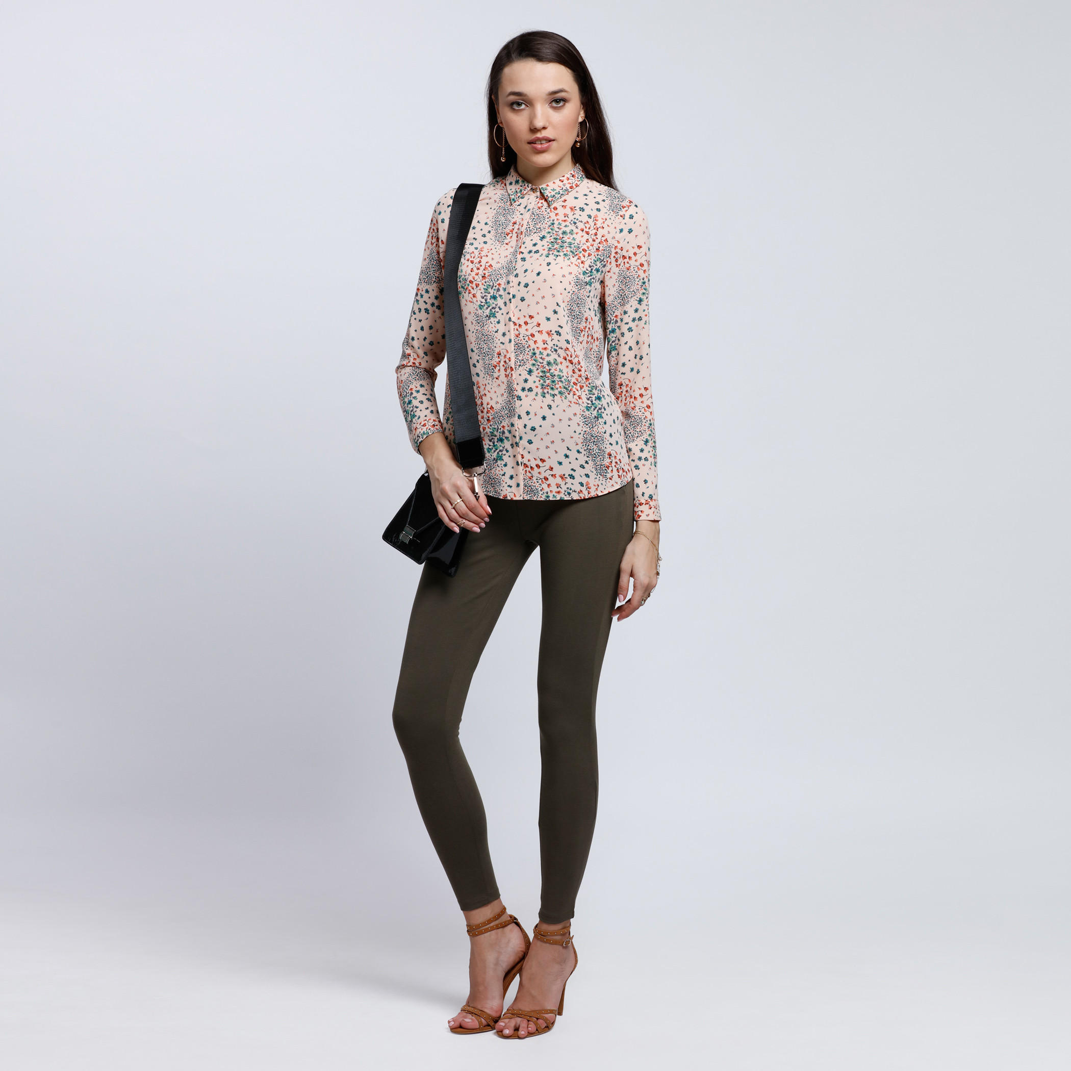 Printed Shirt with Spread Collar and Long Sleeves-women-clothing-shirtsandblouses-blouses-image-5