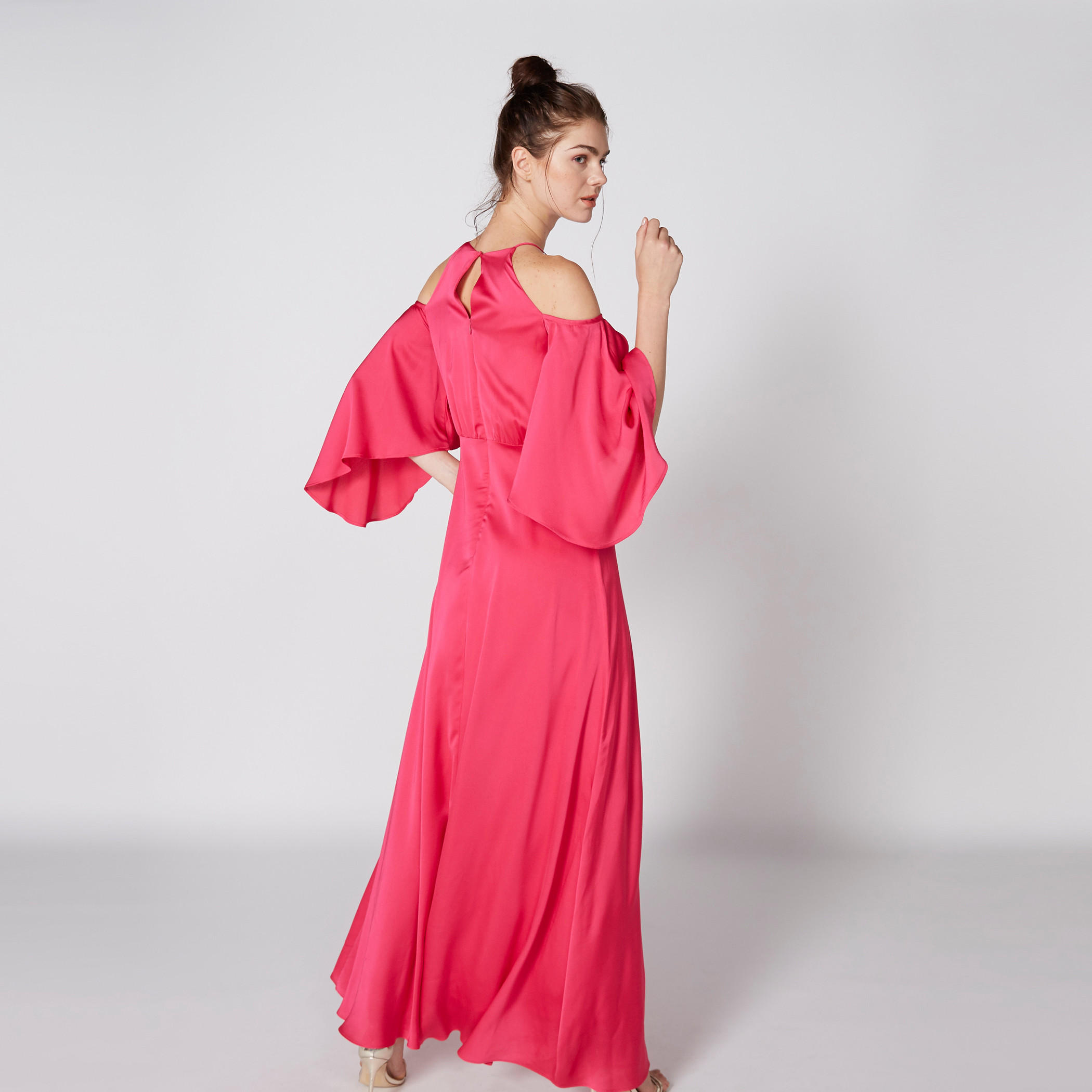 فستان ماكسي بأكتاف مكشوفة وأكمام واسعة-women-clothing-dresses-image-2