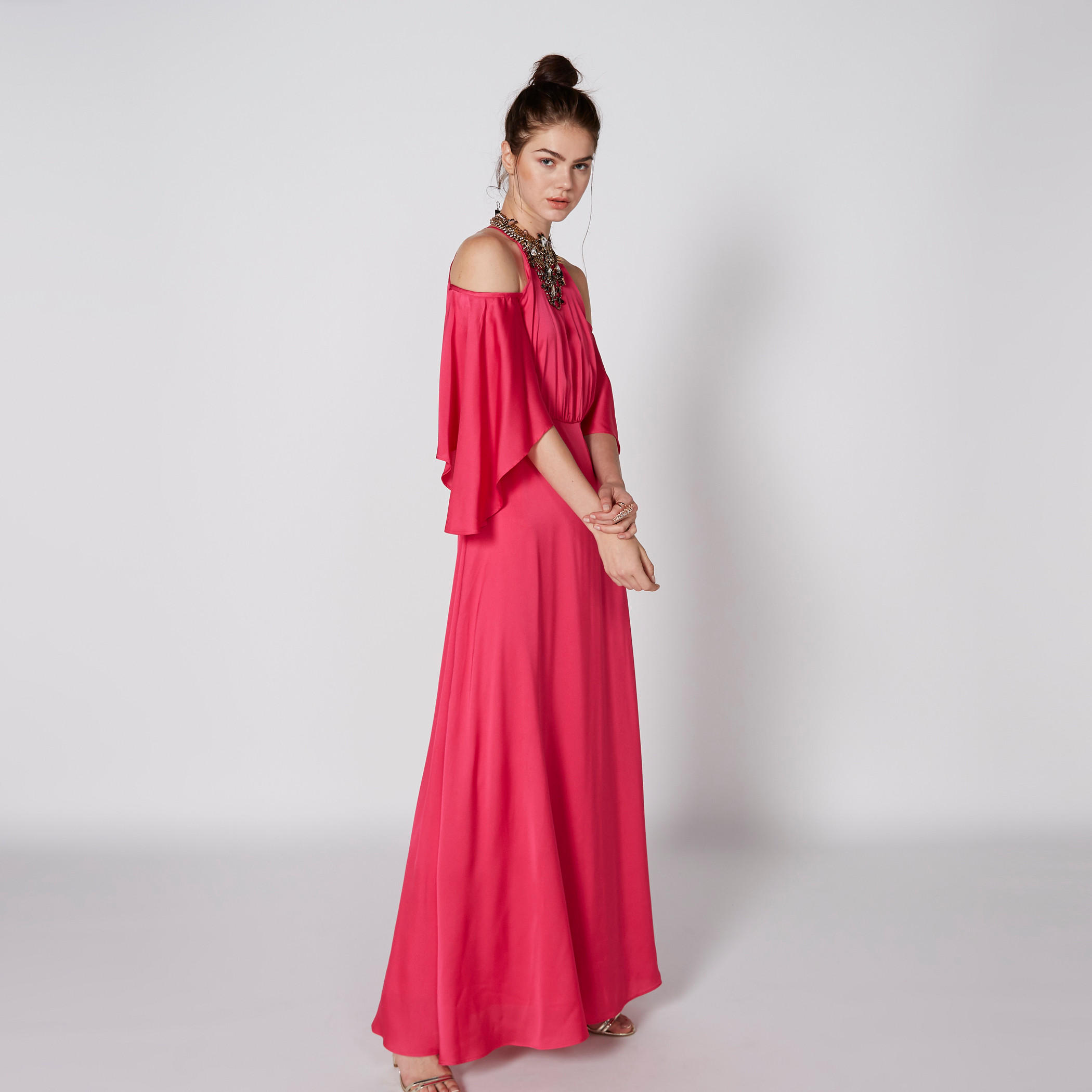فستان ماكسي بأكتاف مكشوفة وأكمام واسعة-women-clothing-dresses-image-3