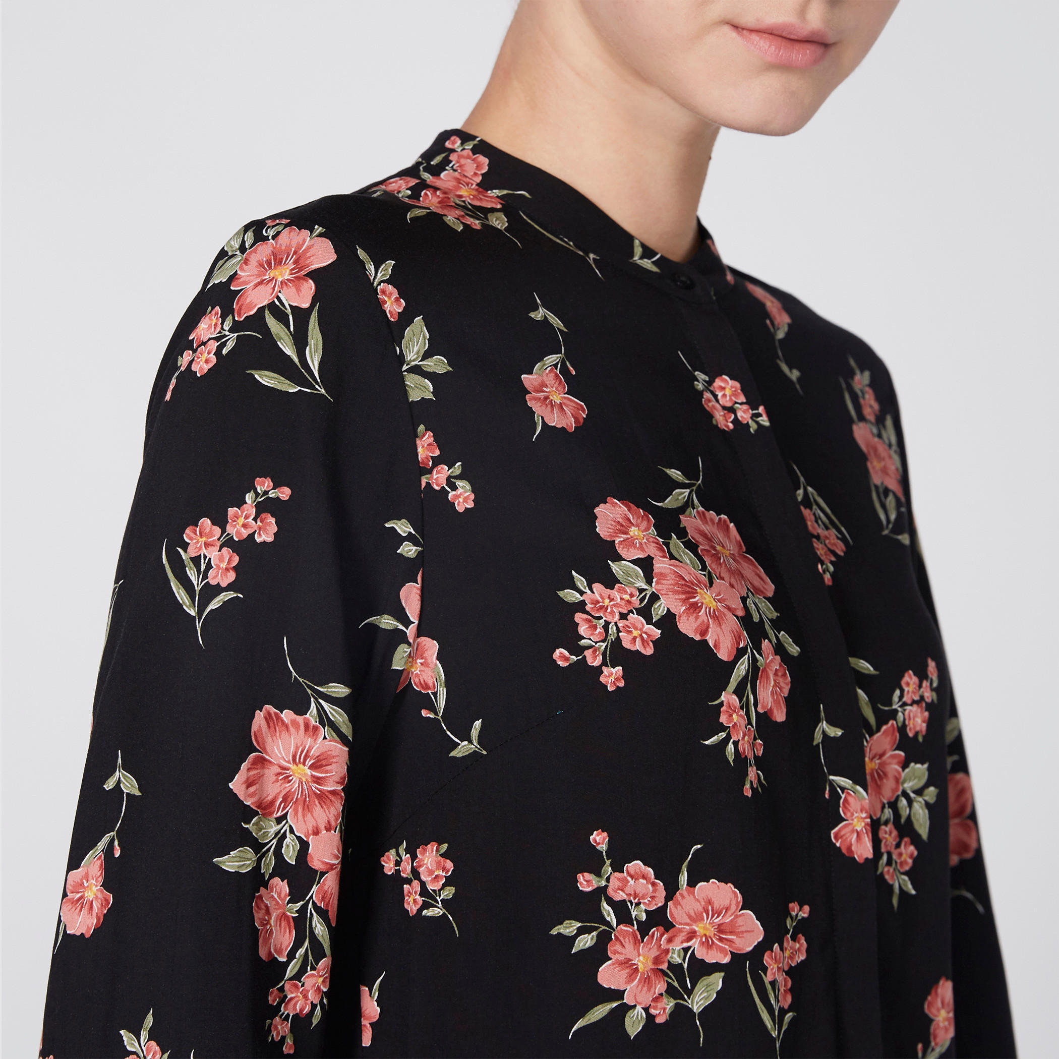 Printed Shirt with Long Sleeves and Concealed Placket-women-clothing-shirtsandblouses-shirts-image-2